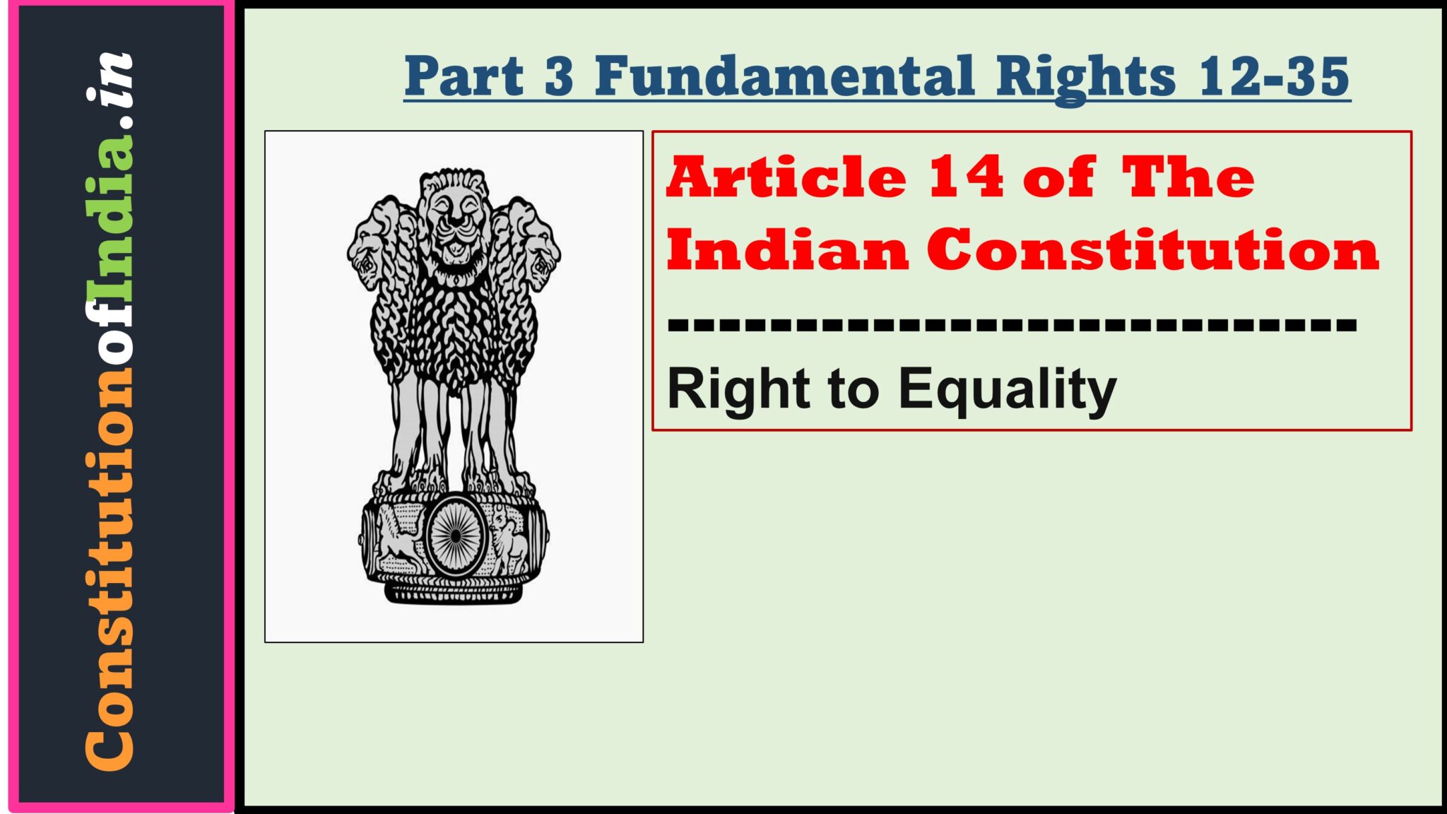 right to equality article 14 to 18 in hindi
