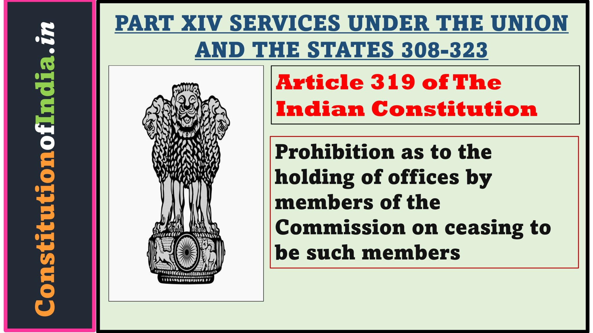 Article 319 of Indian Constitution - ConstitutionofIndia.in