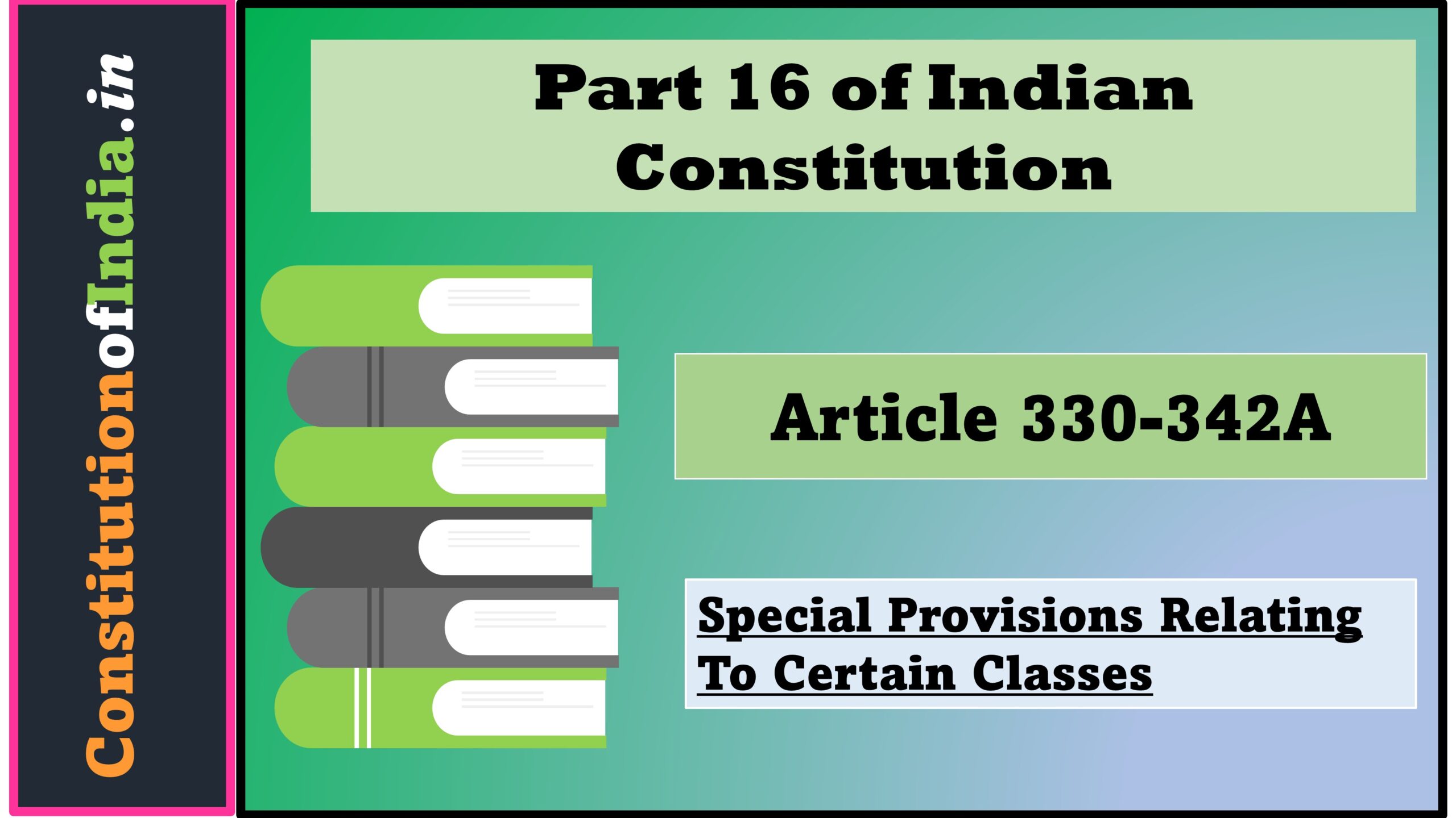 Part 16 of Indian Constitution