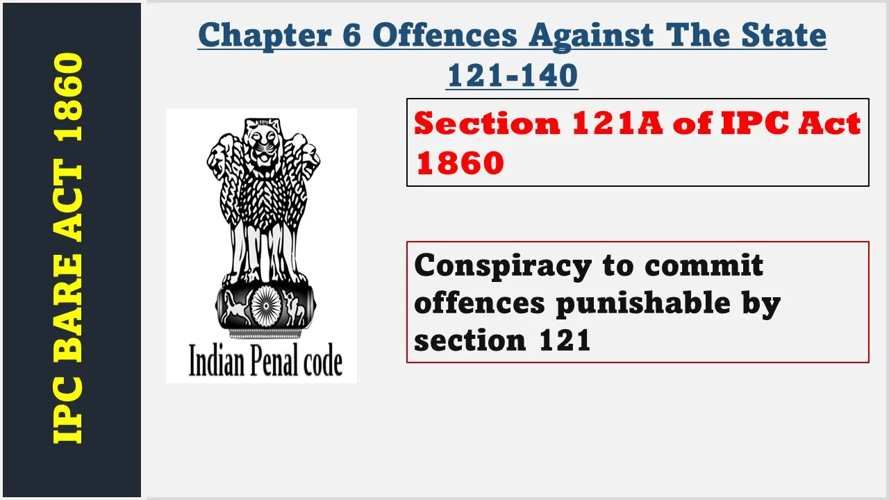Section 121A of IPC  1860