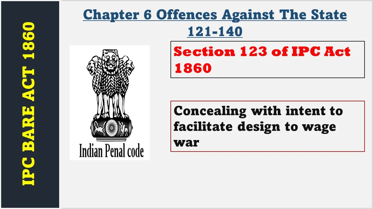 Section 123 of IPC  1860