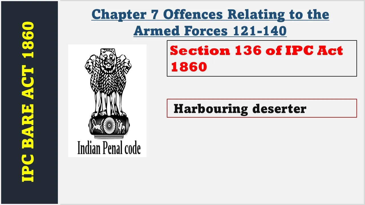 Section 136 of IPC  1860