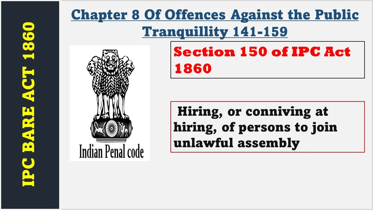 Section 150 of IPC  1860