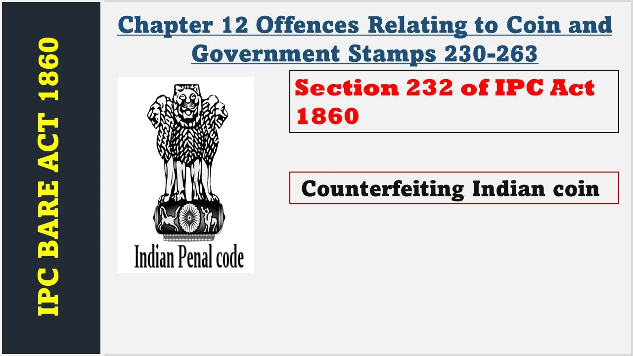 Section 232 of IPC  1860
