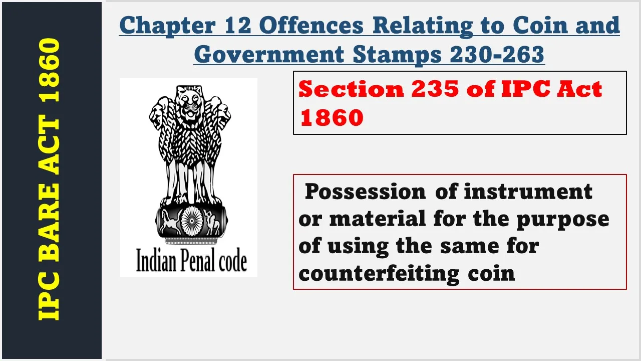 Section 235 of IPC  1860