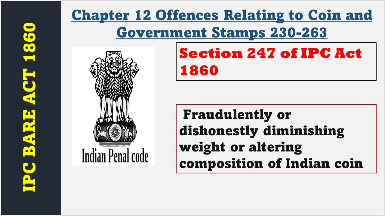 Section 247 of IPC  1860