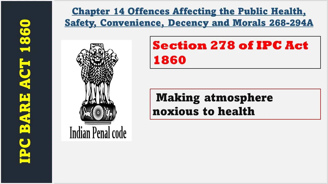 Section 278 of IPC  1860