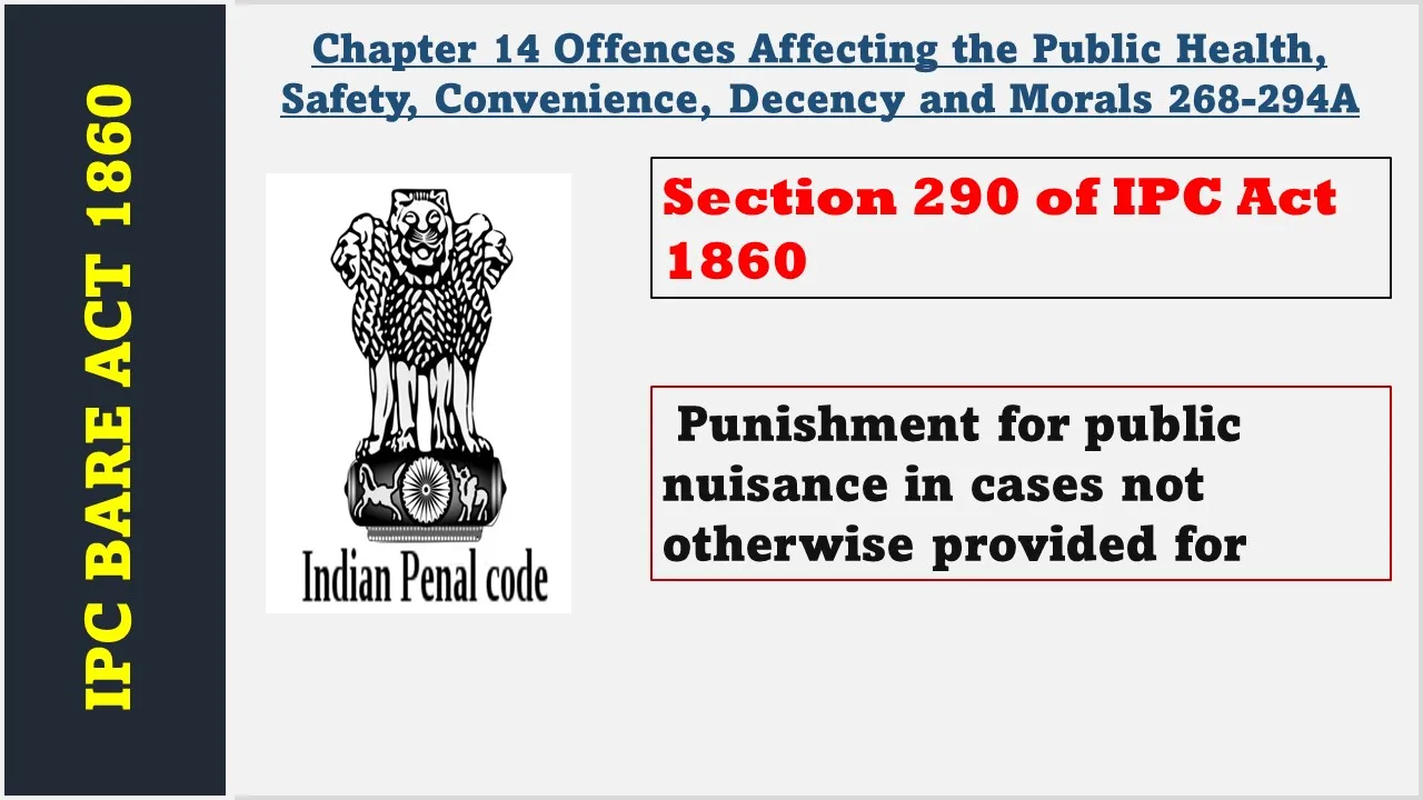 Section 290 of IPC  1860