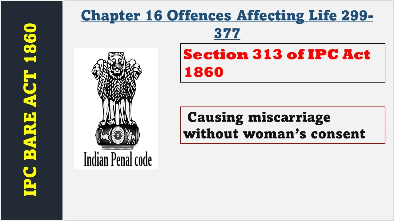 Section 313 of IPC  1860