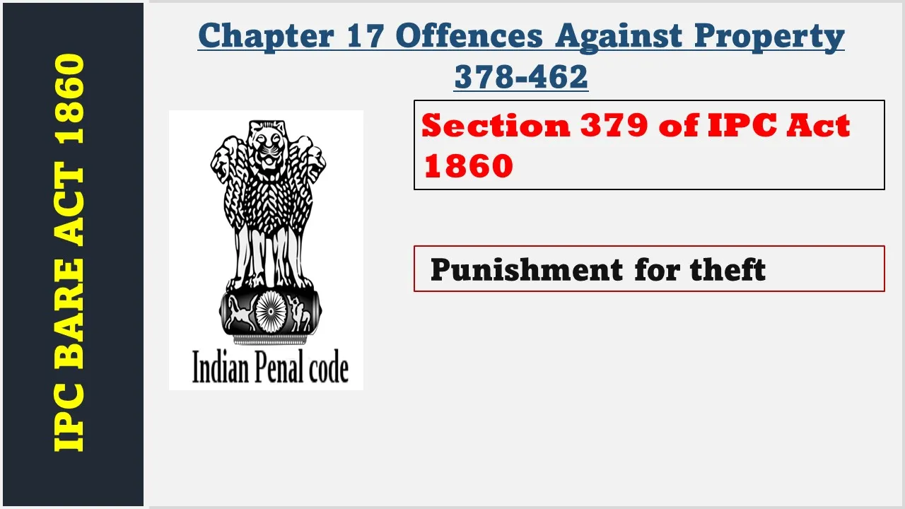 Section 379 of IPC  1860