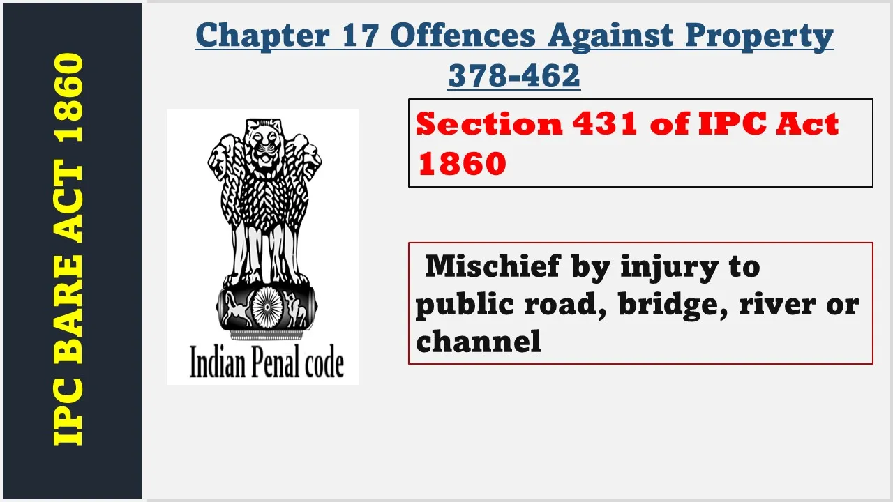 Section 431 of IPC  1860