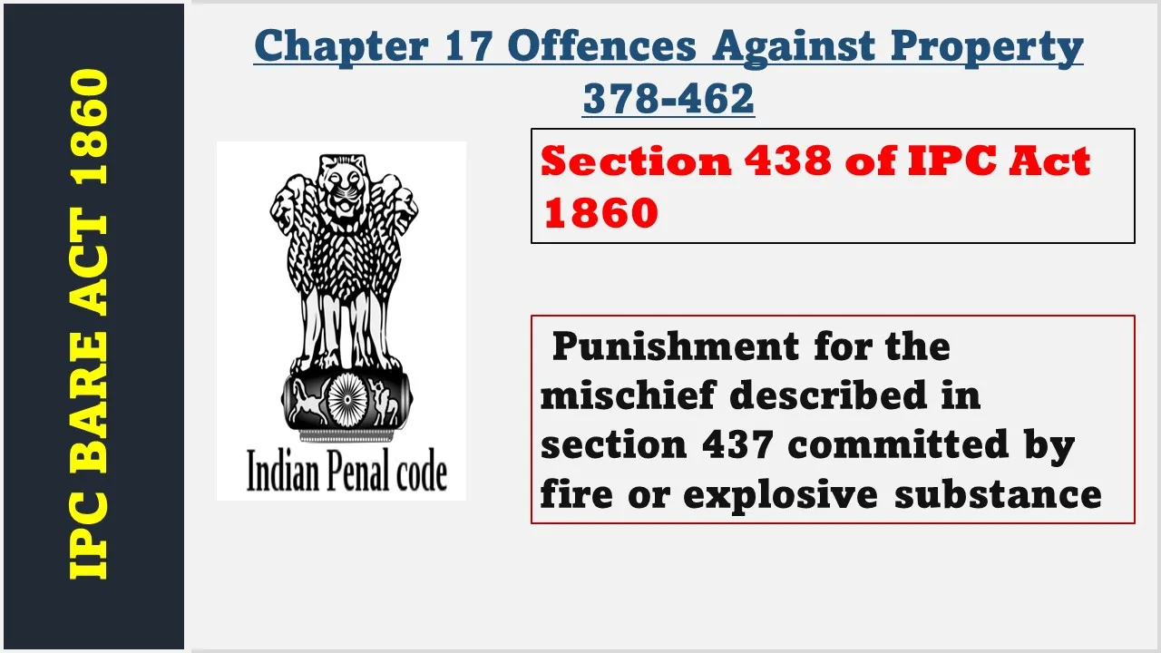Section 438 of IPC  1860