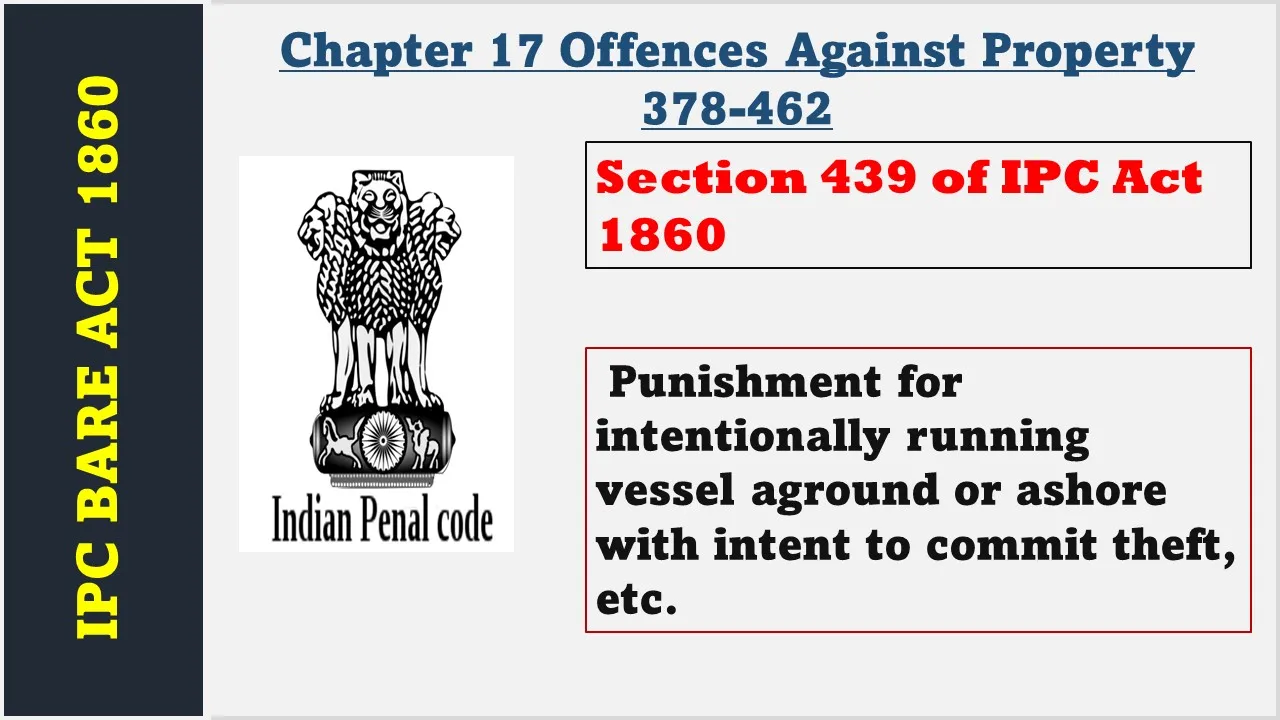 Section 439 of IPC  1860