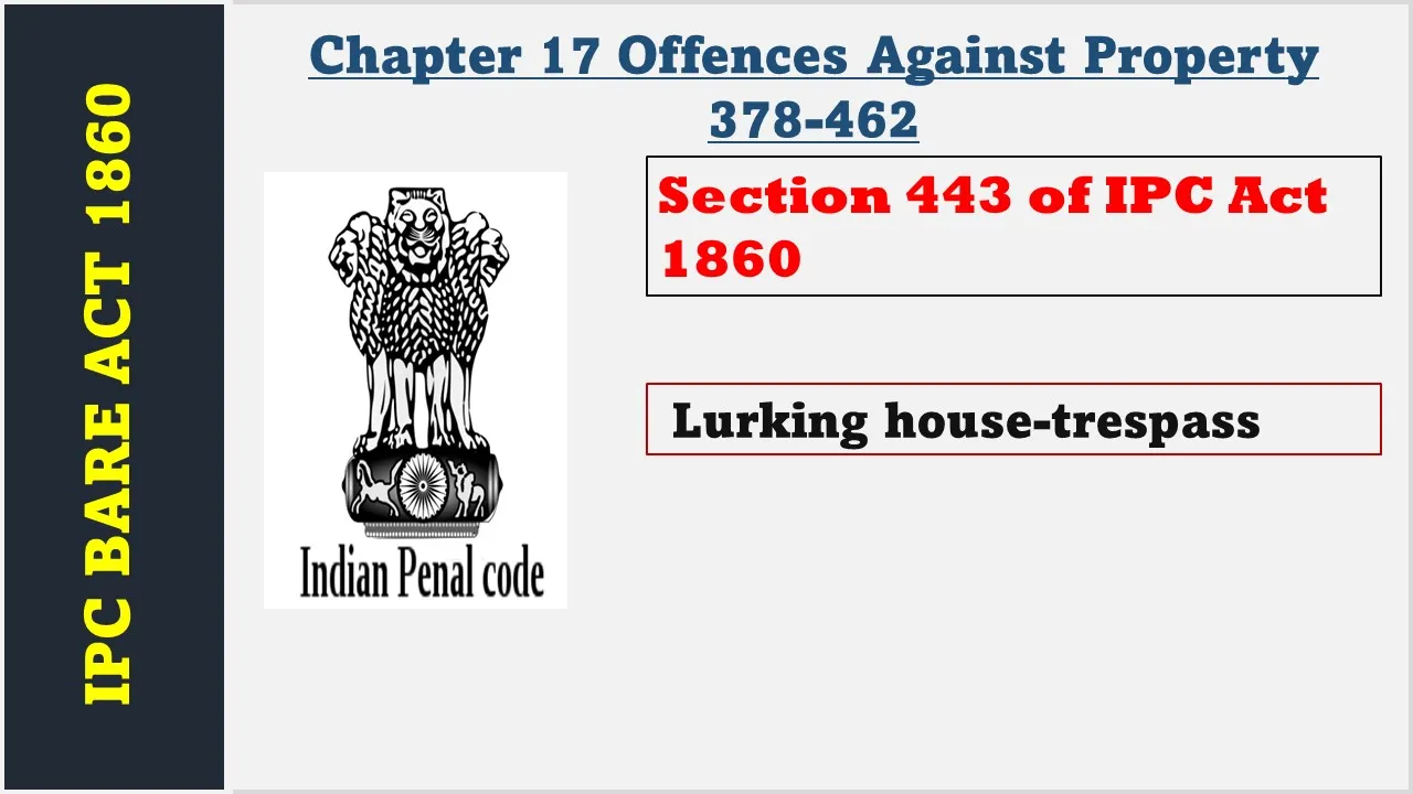 Section 443 of IPC  1860