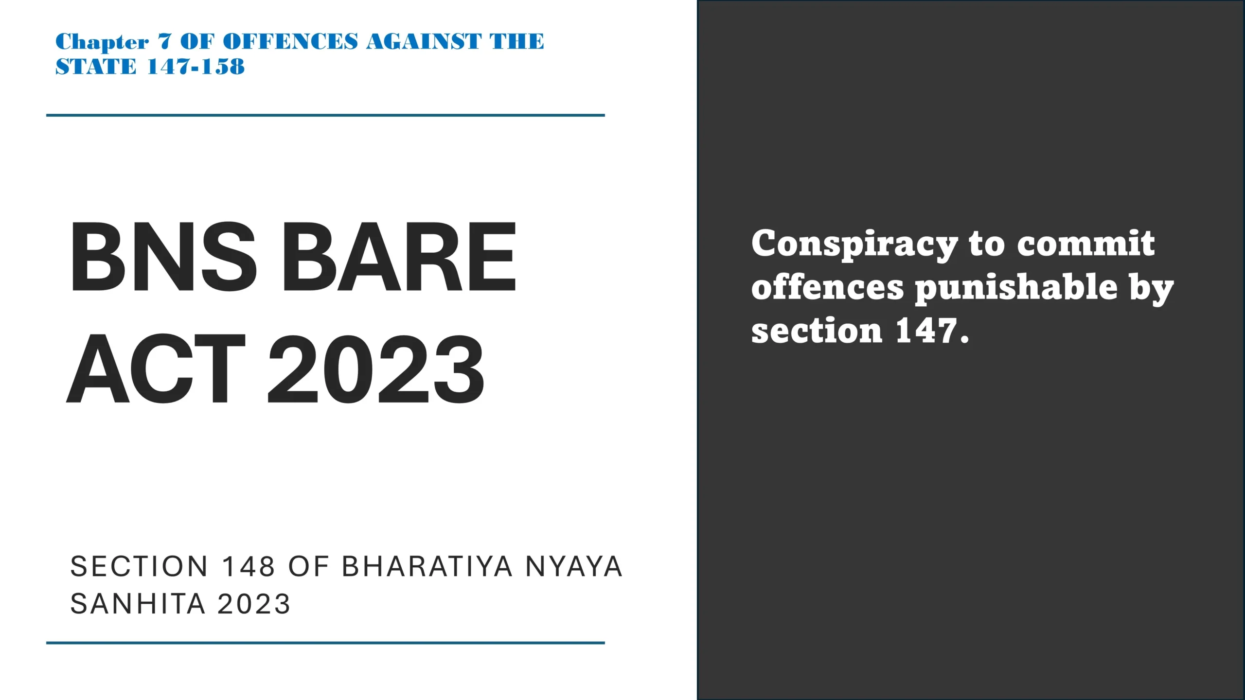 Section 148 of Bharatiya Nyaya Sanhita (BNS) 2023