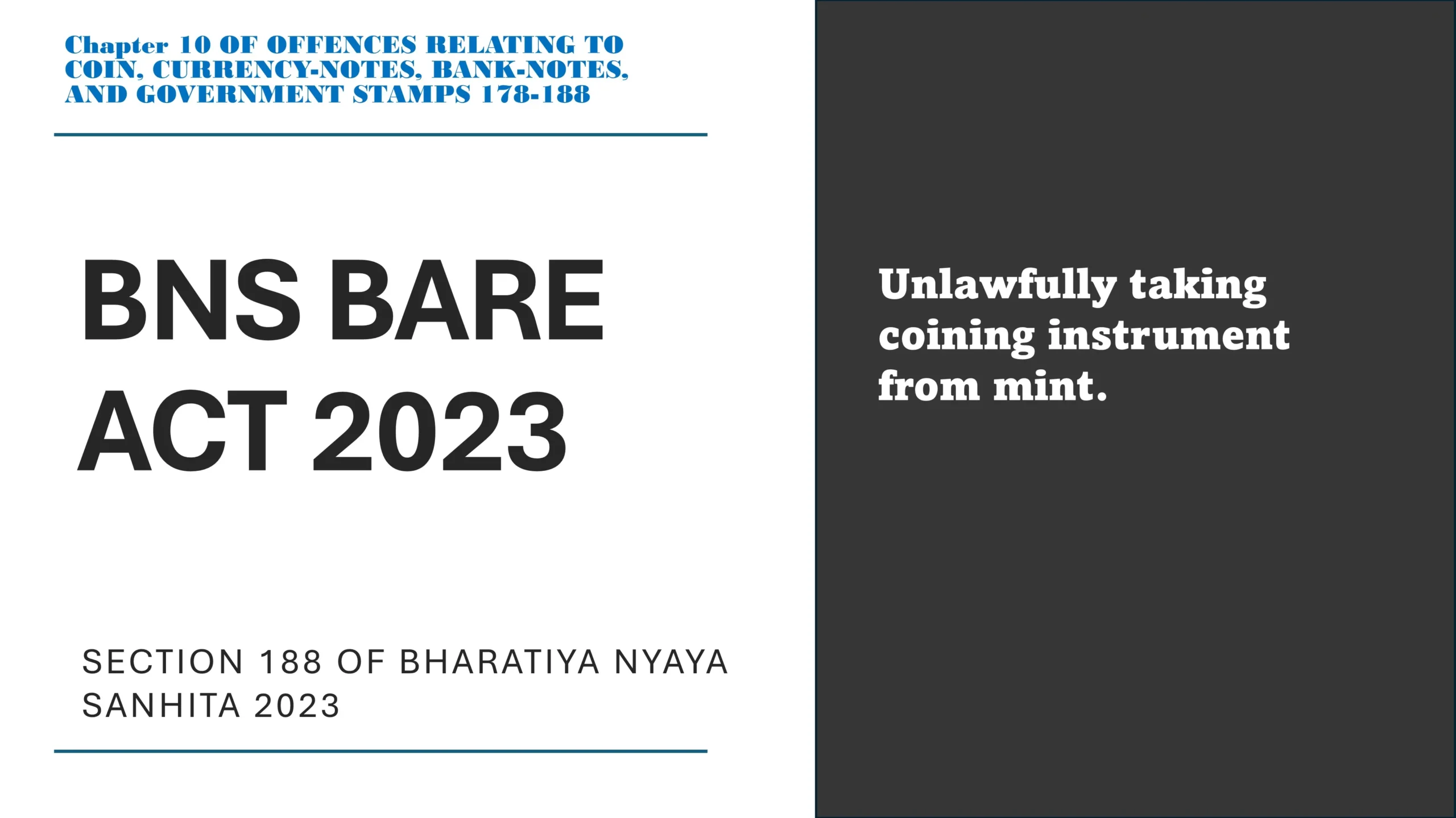 Section 188 of Bharatiya Nyaya Sanhita (BNS) 2023