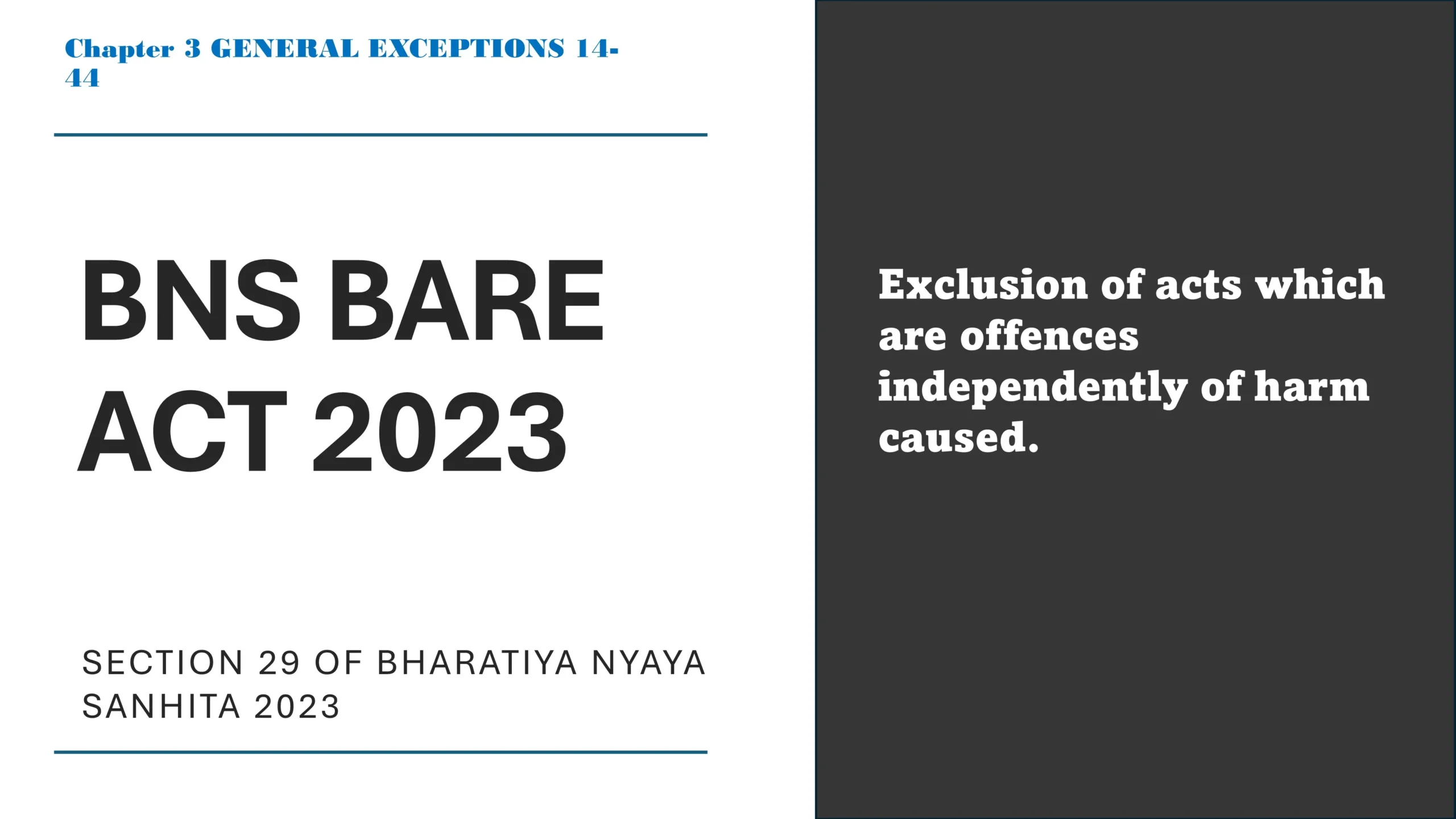 Section 29 of Bharatiya Nyaya Sanhita (BNS) 2023