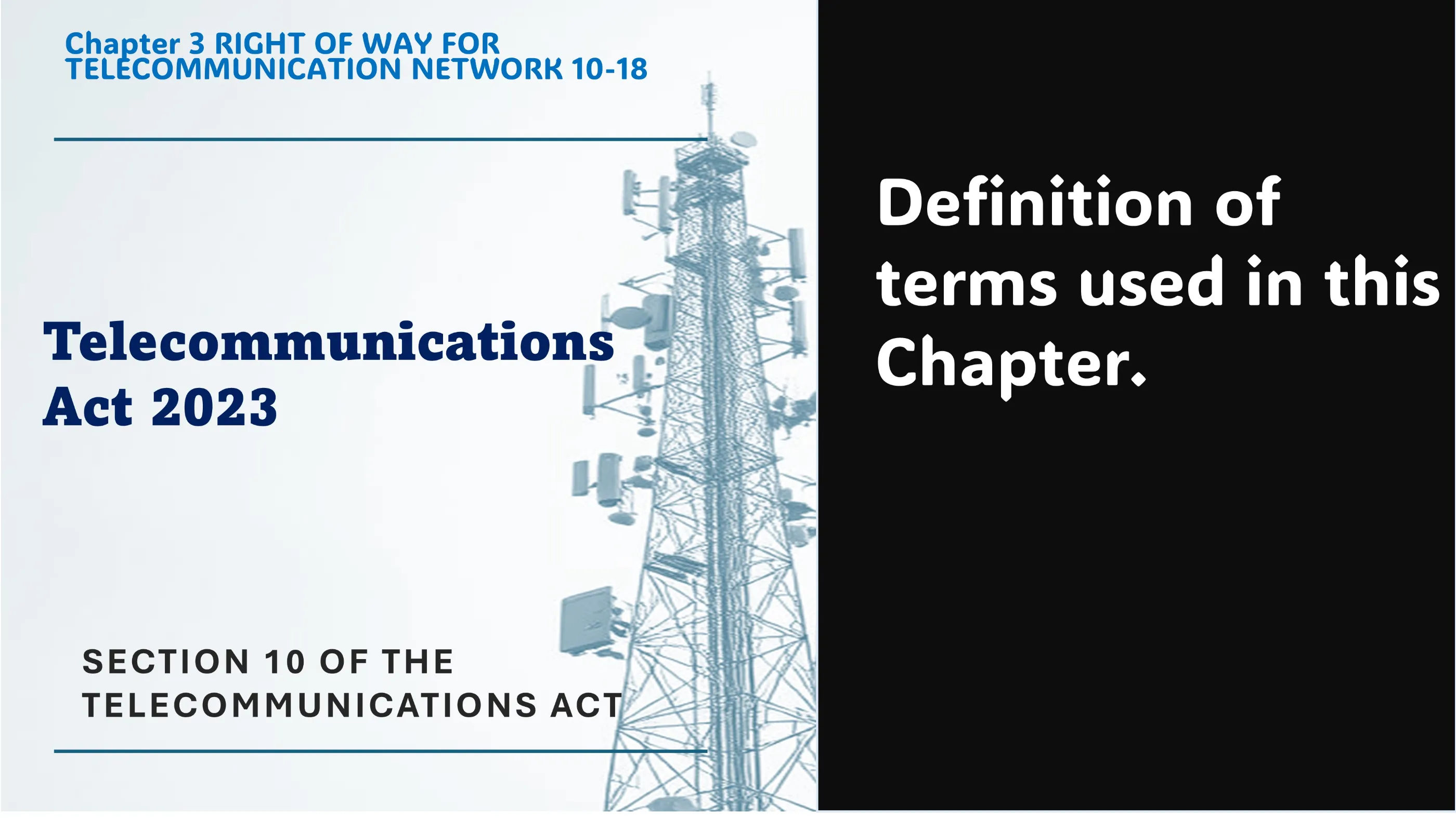 Section 10 of The Telecommunications Act