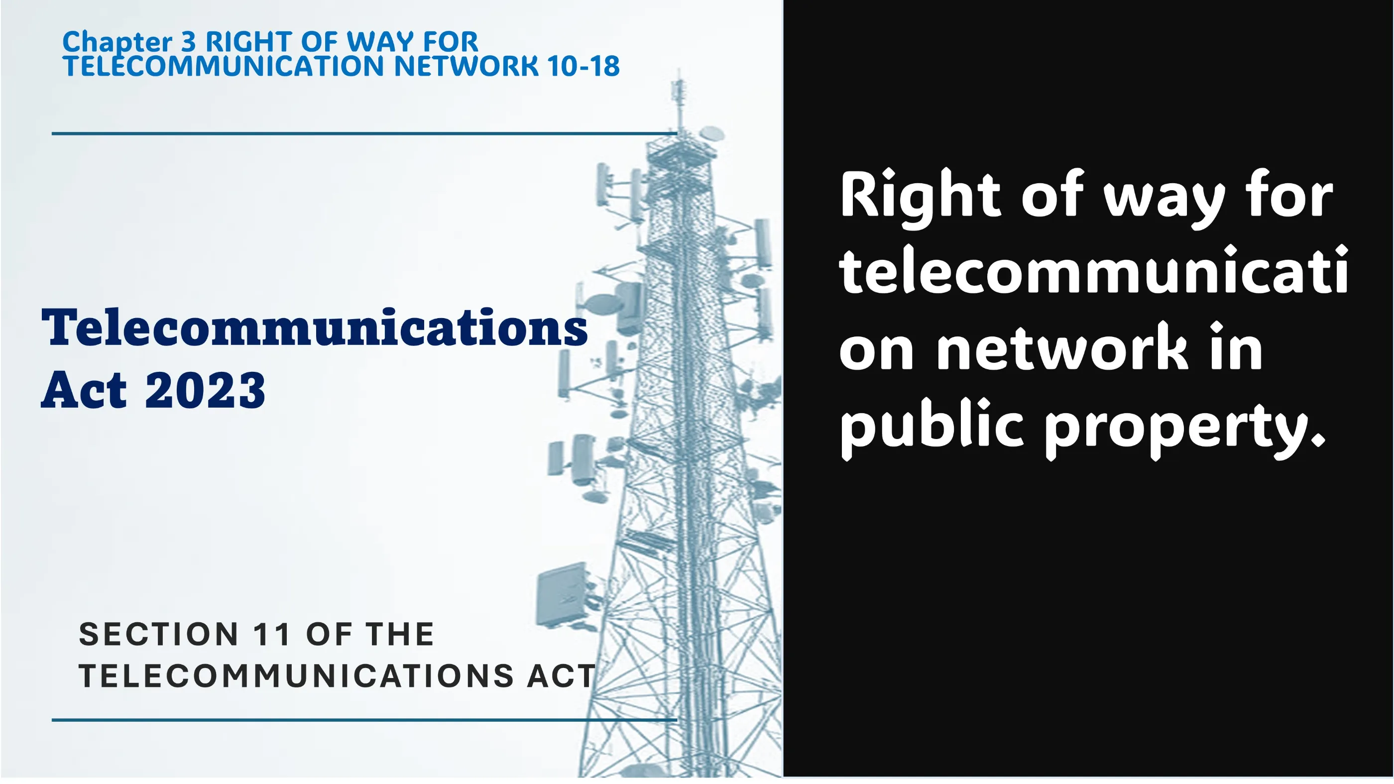 Section 11 of The Telecommunications Act