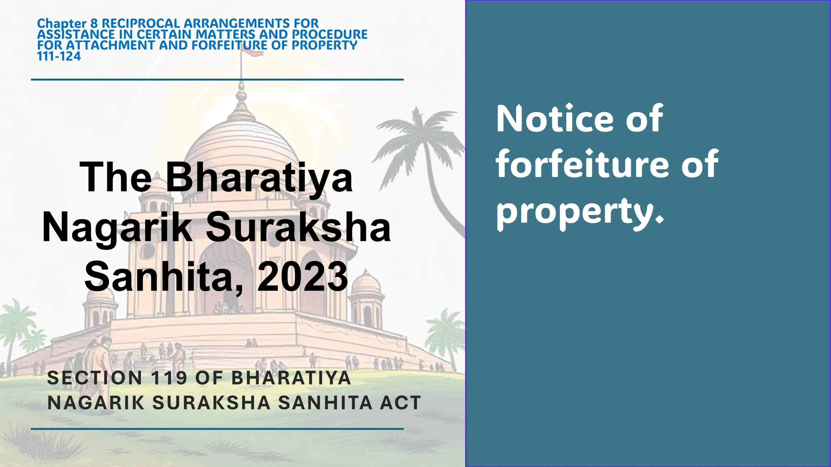 Section 119 of Bharatiya Nagarik Suraksha Sanhita Act