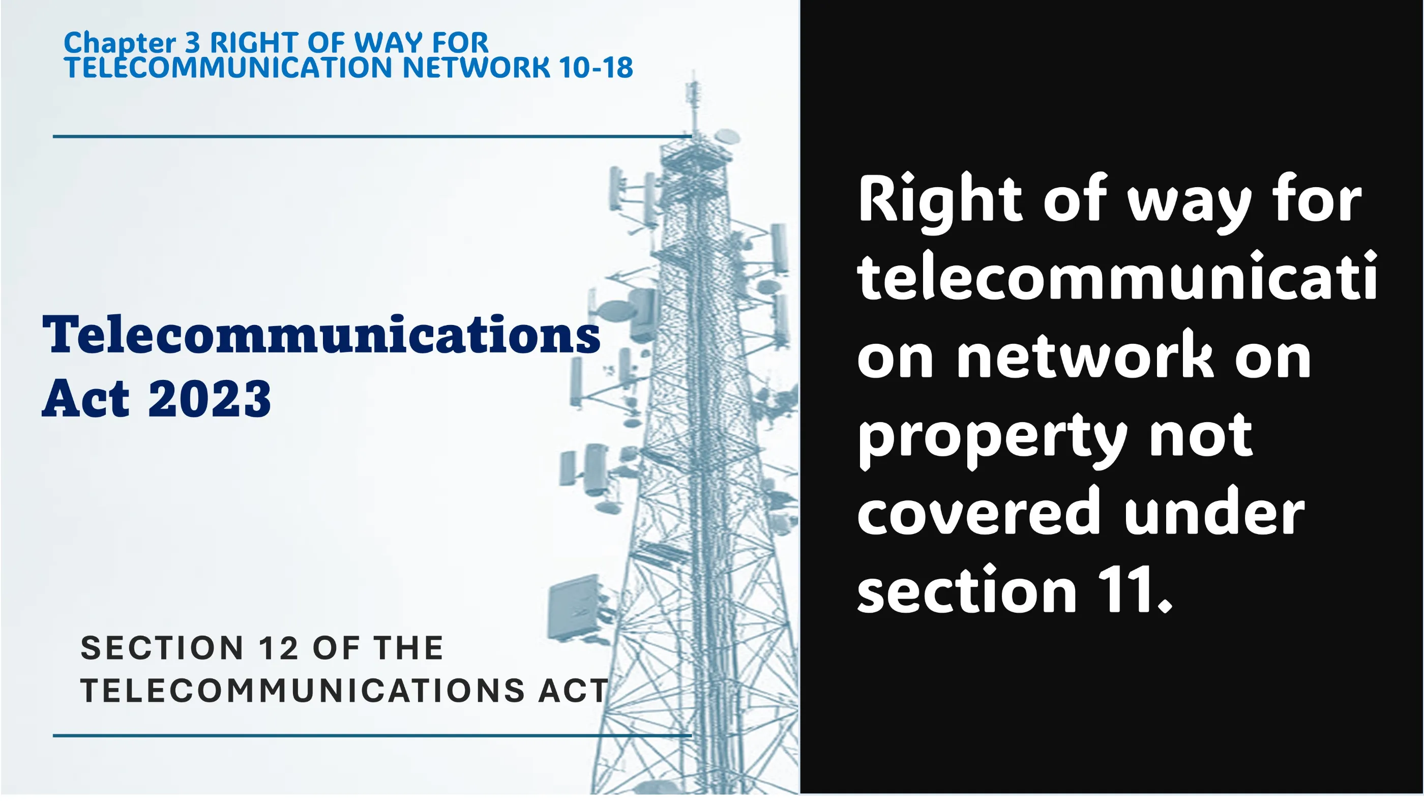 Section 12 of The Telecommunications Act
