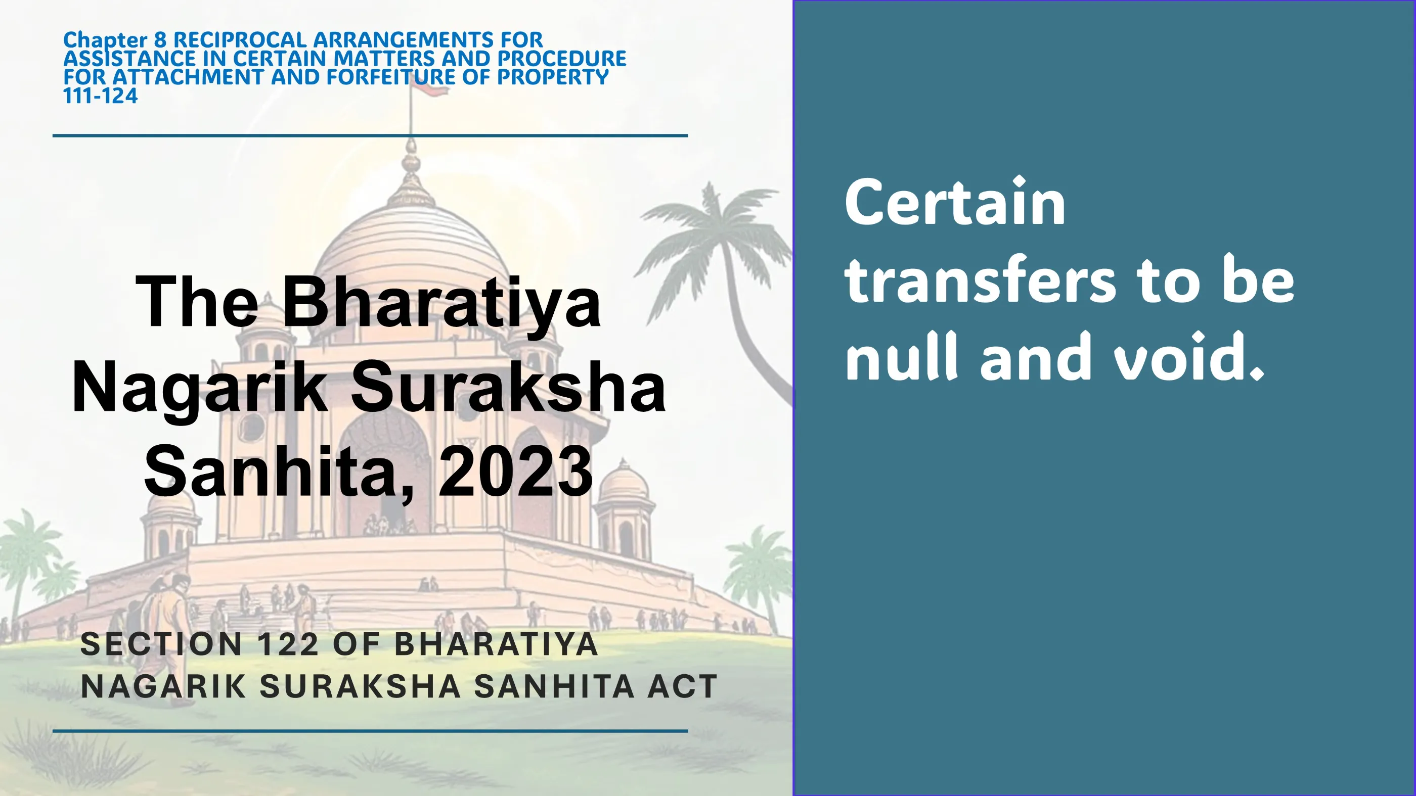 Section 122 of Bharatiya Nagarik Suraksha Sanhita Act
