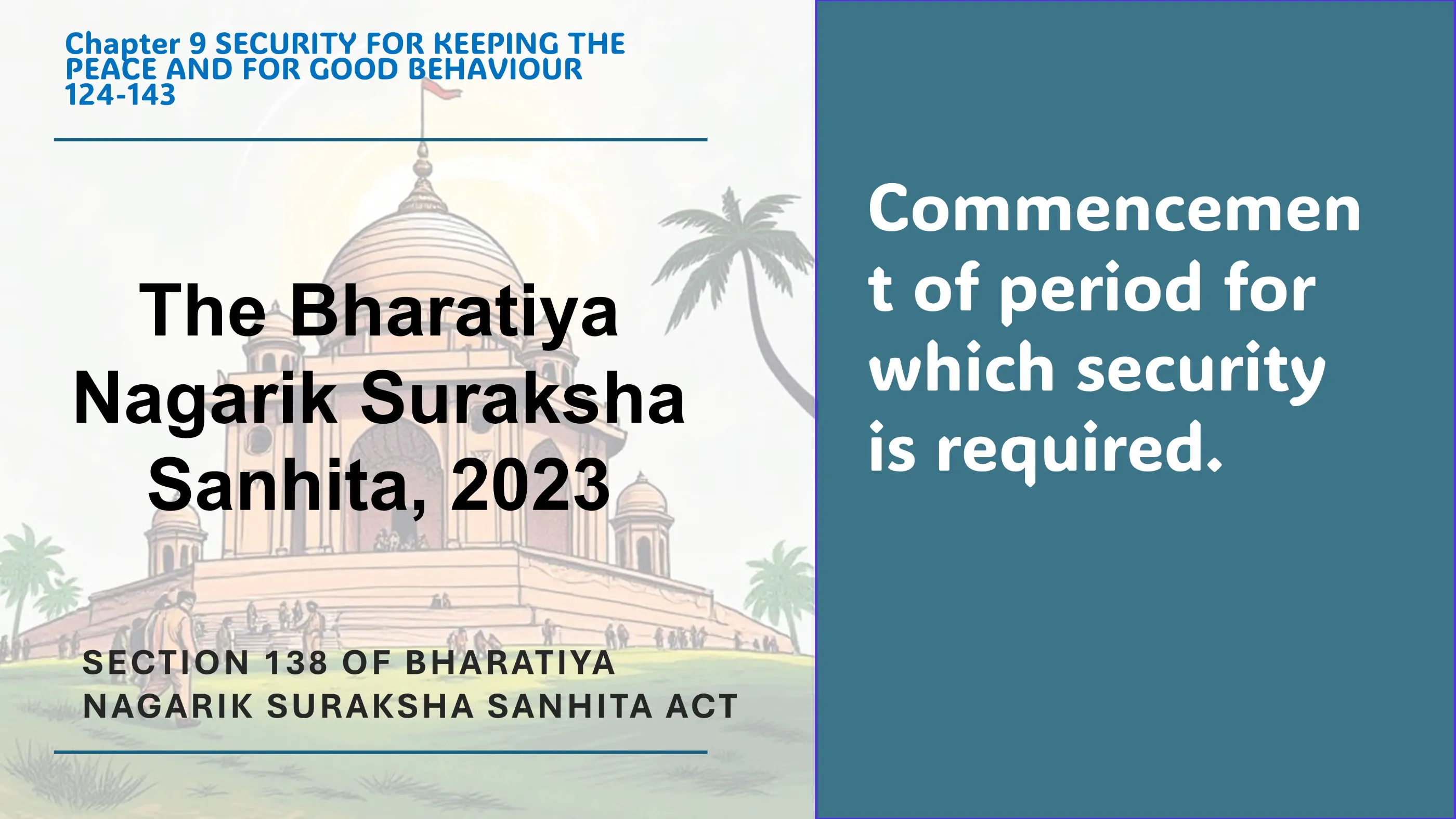 Section 138 of Bharatiya Nagarik Suraksha Sanhita Act