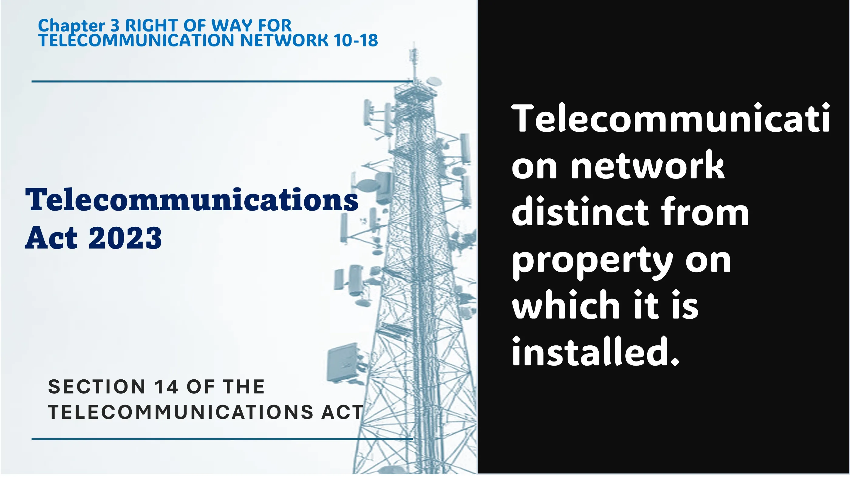 Section 14 of The Telecommunications Act