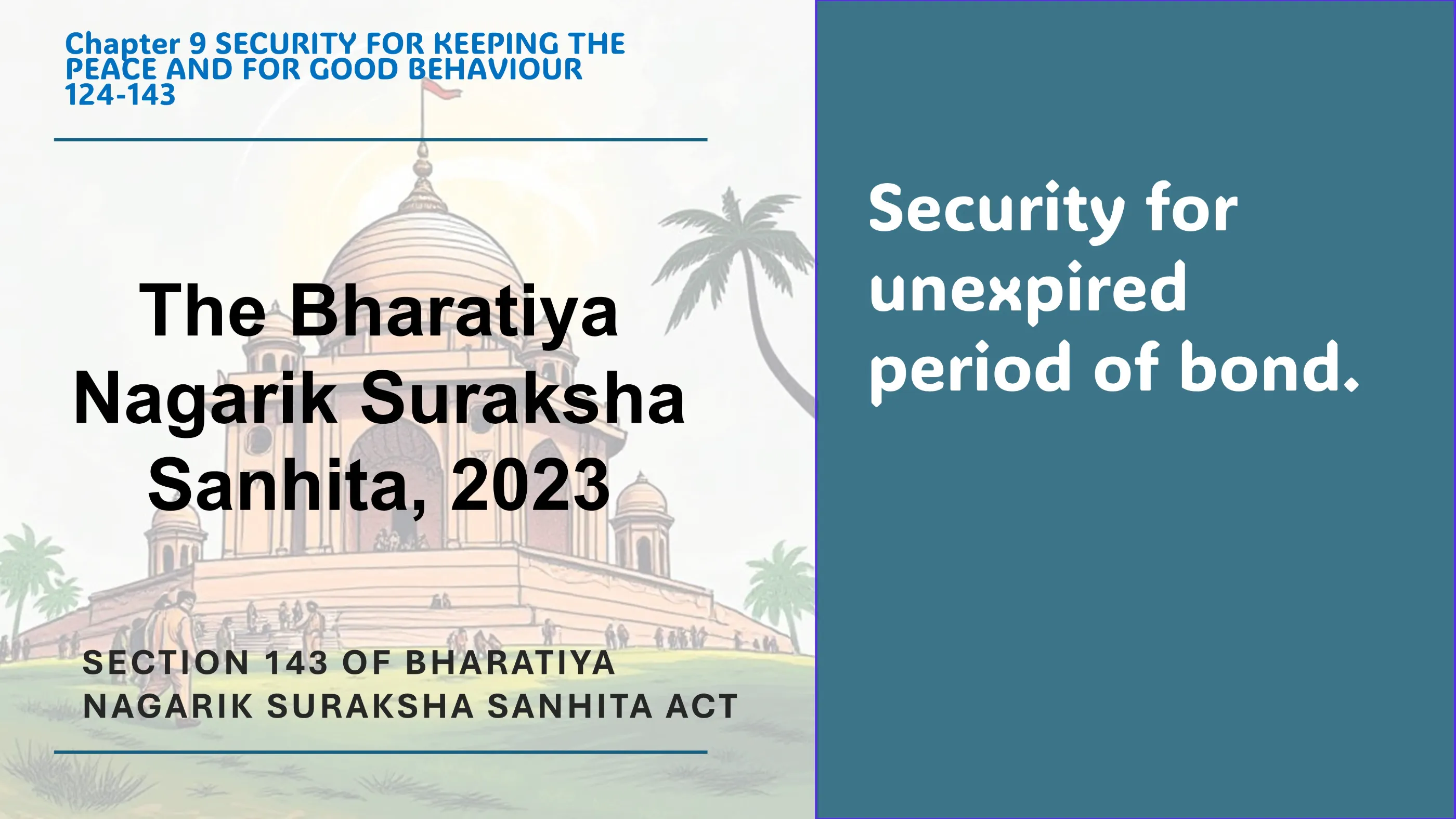 Section 143 of Bharatiya Nagarik Suraksha Sanhita Act