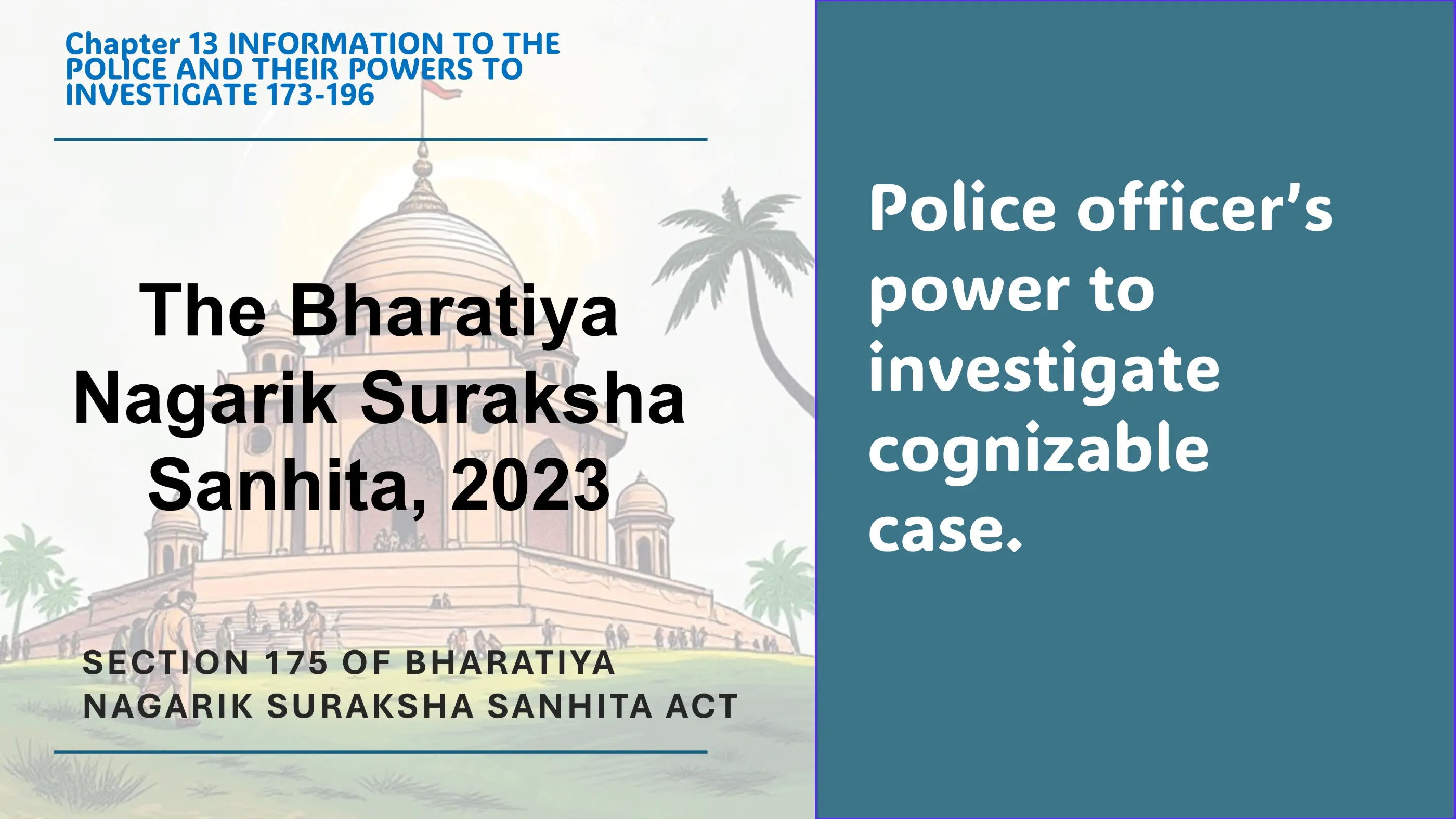 Section 175 of Bharatiya Nagarik Suraksha Sanhita Act