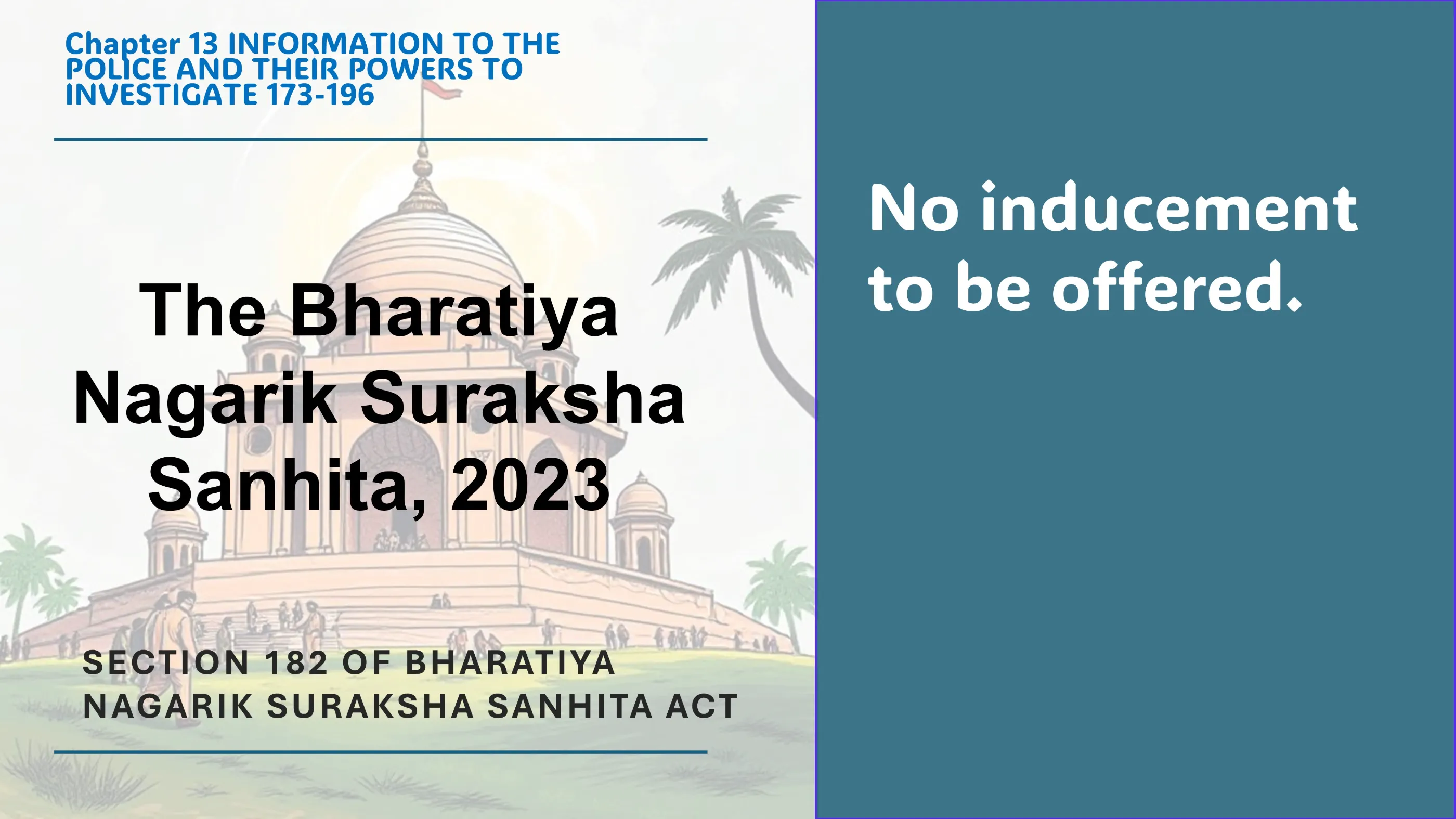 Section 182 of Bharatiya Nagarik Suraksha Sanhita Act