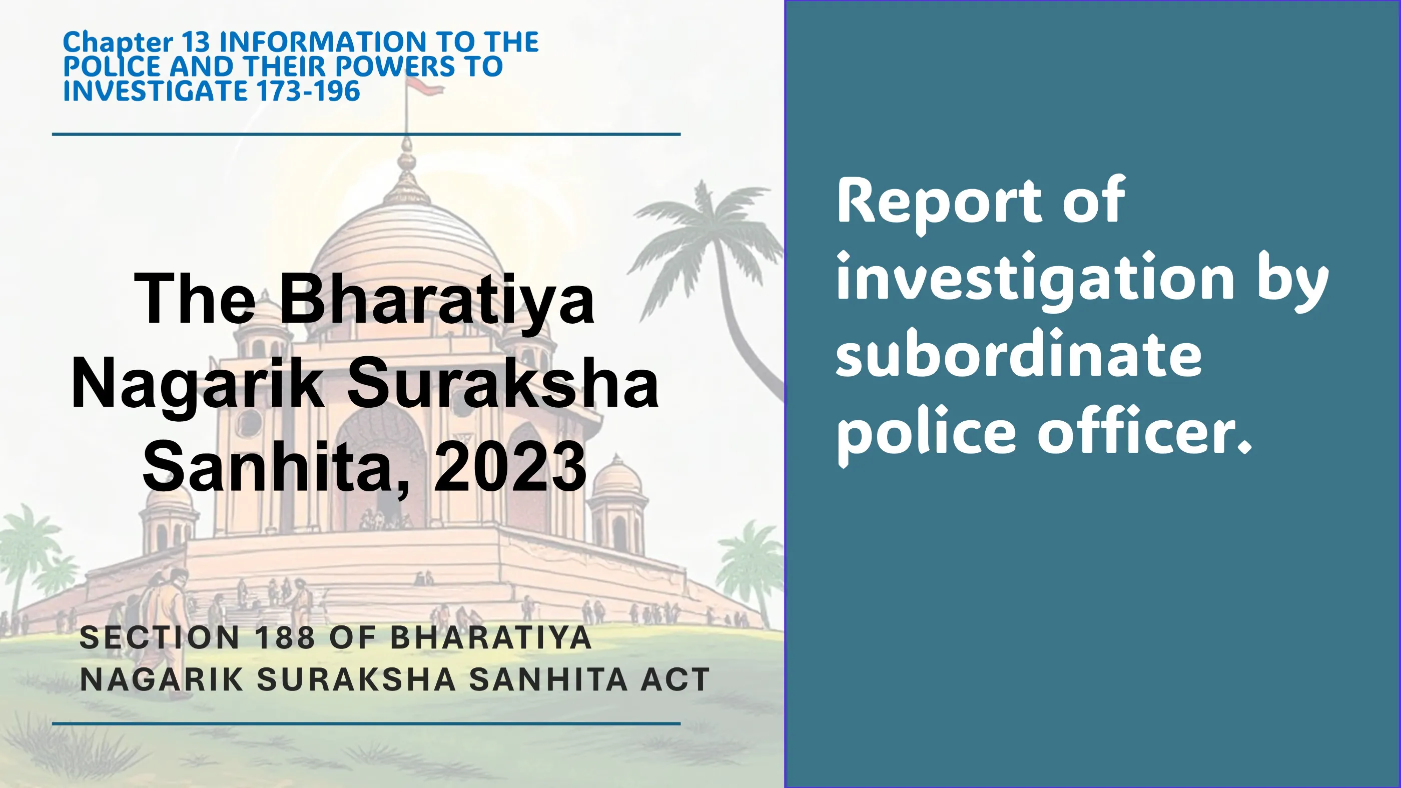 Section 188 of Bharatiya Nagarik Suraksha Sanhita Act