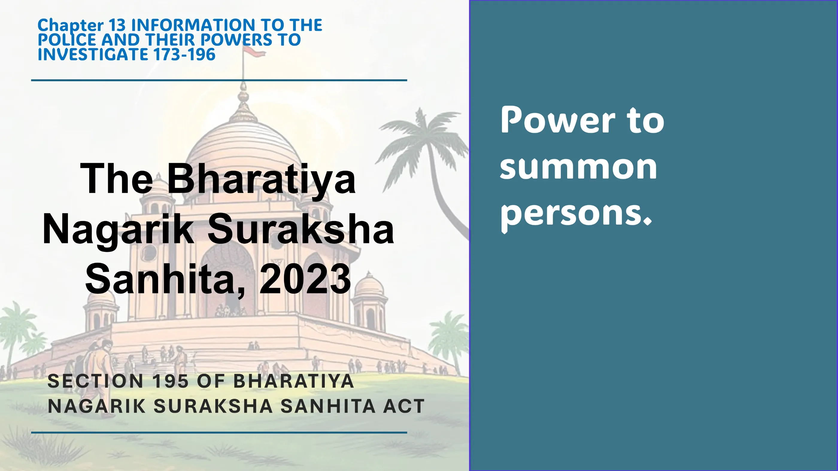 Section 195 of Bharatiya Nagarik Suraksha Sanhita Act