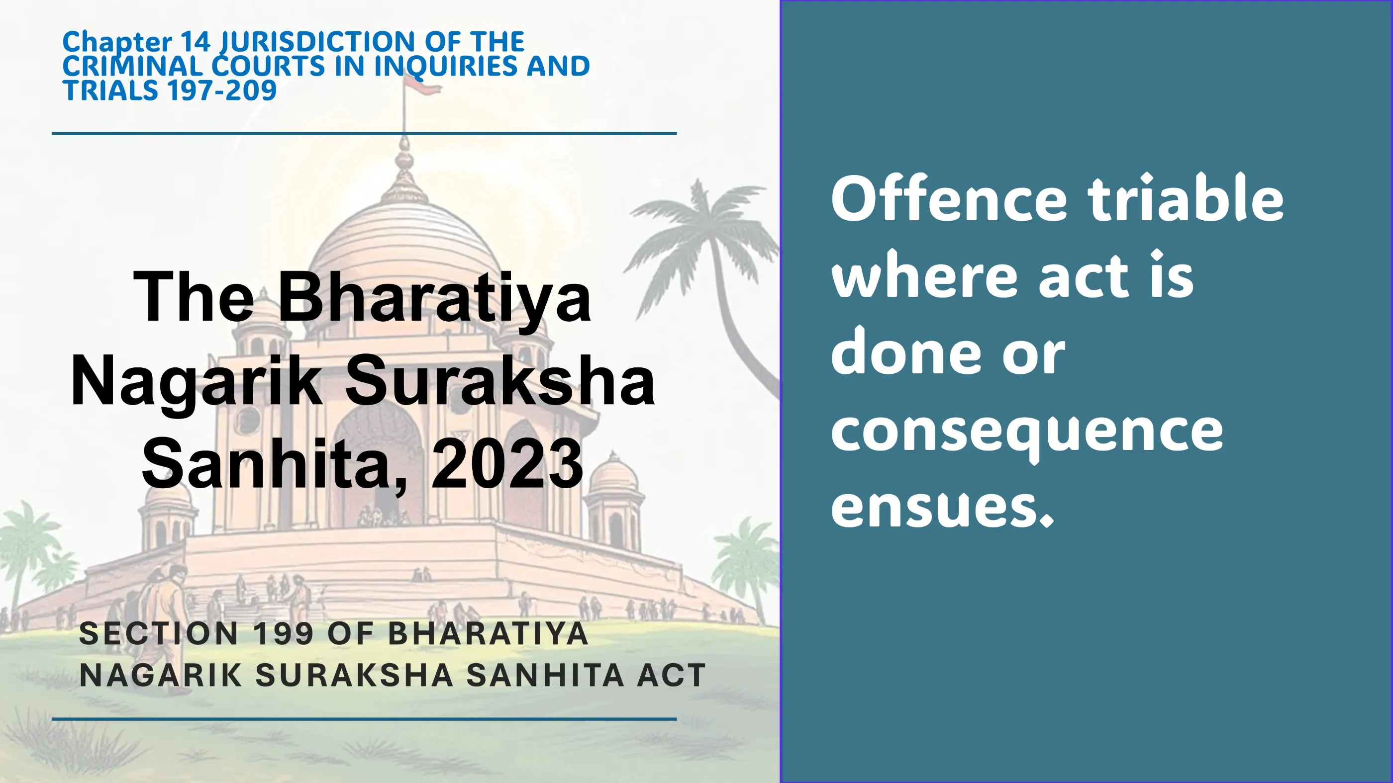 Section 199 of Bharatiya Nagarik Suraksha Sanhita Act