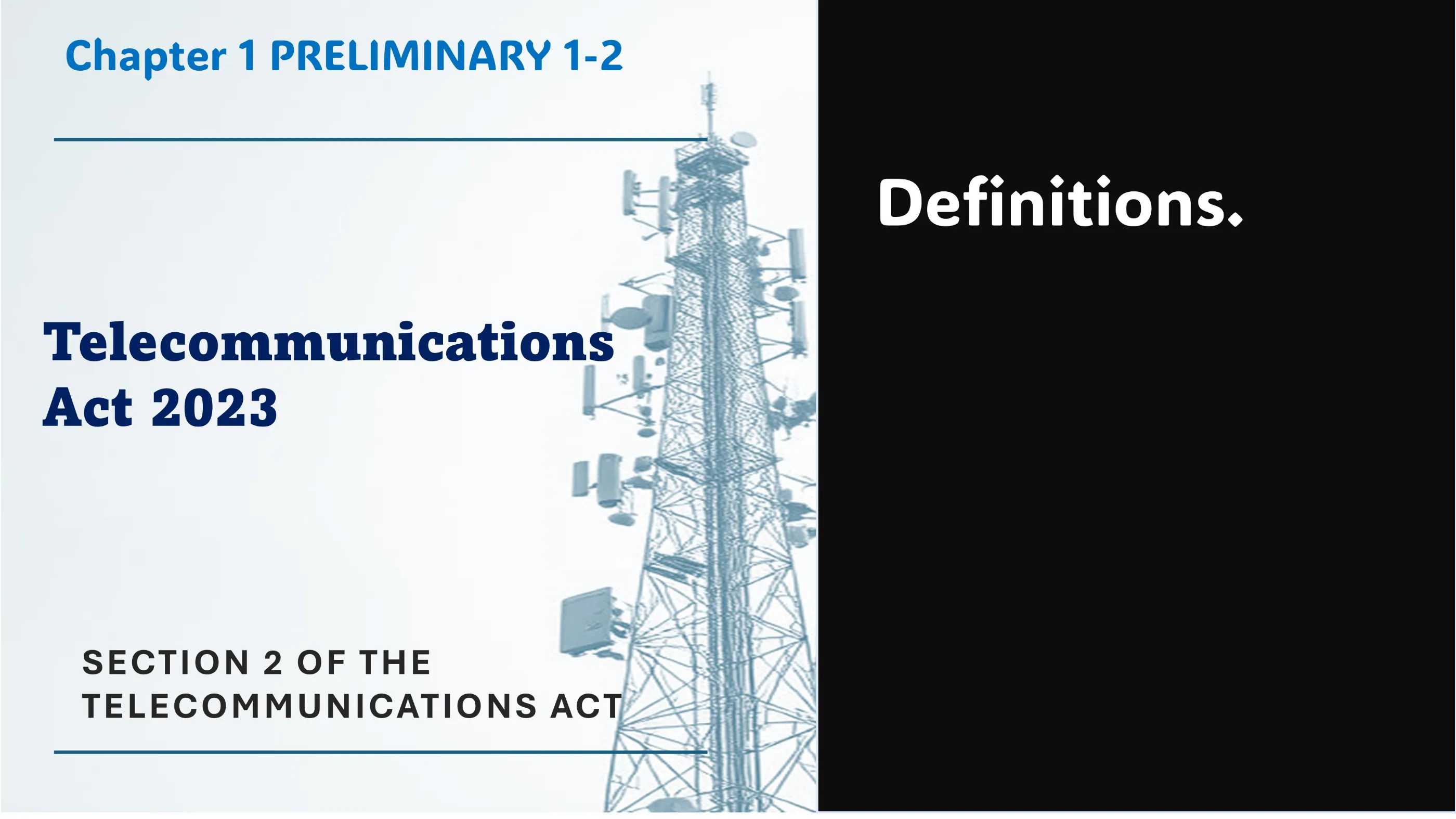 Section 2 of The Telecommunications Act