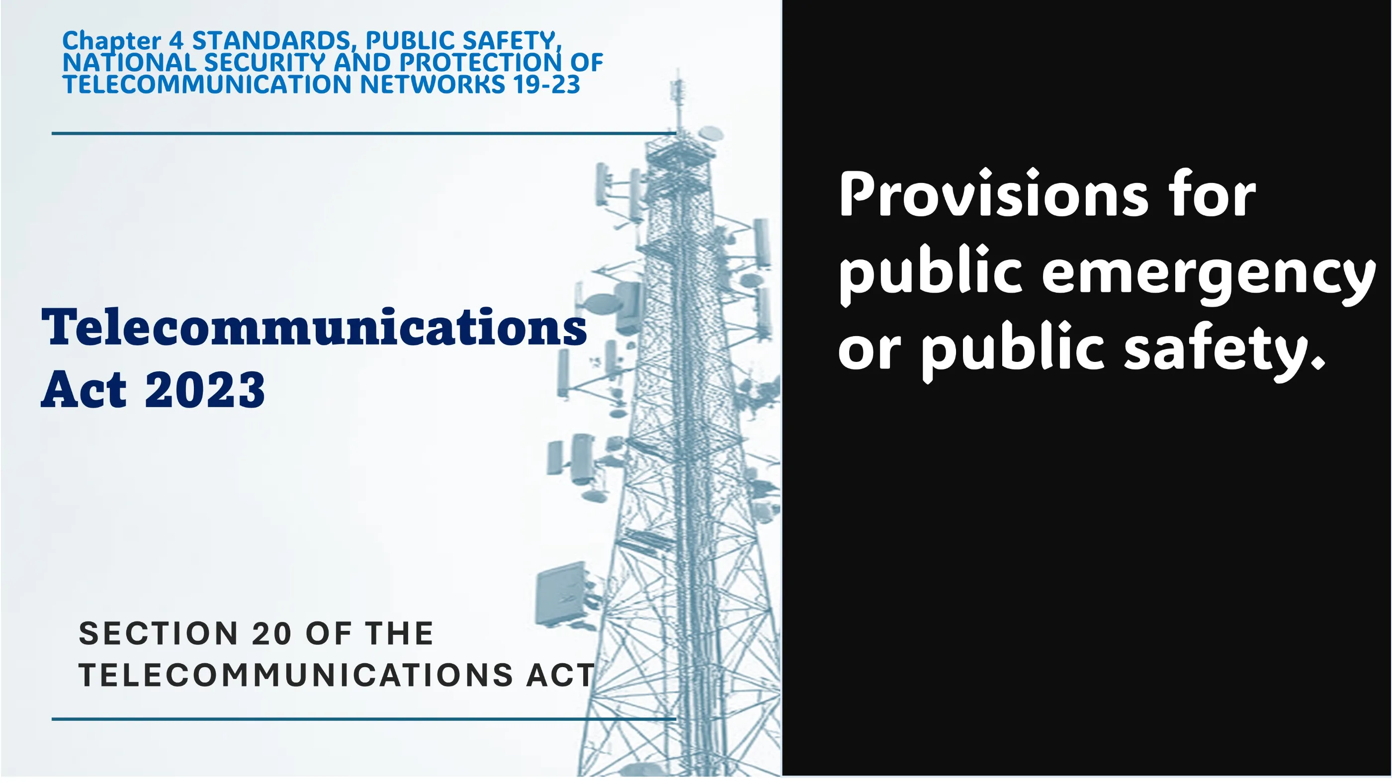 Section 20 of The Telecommunications Act
