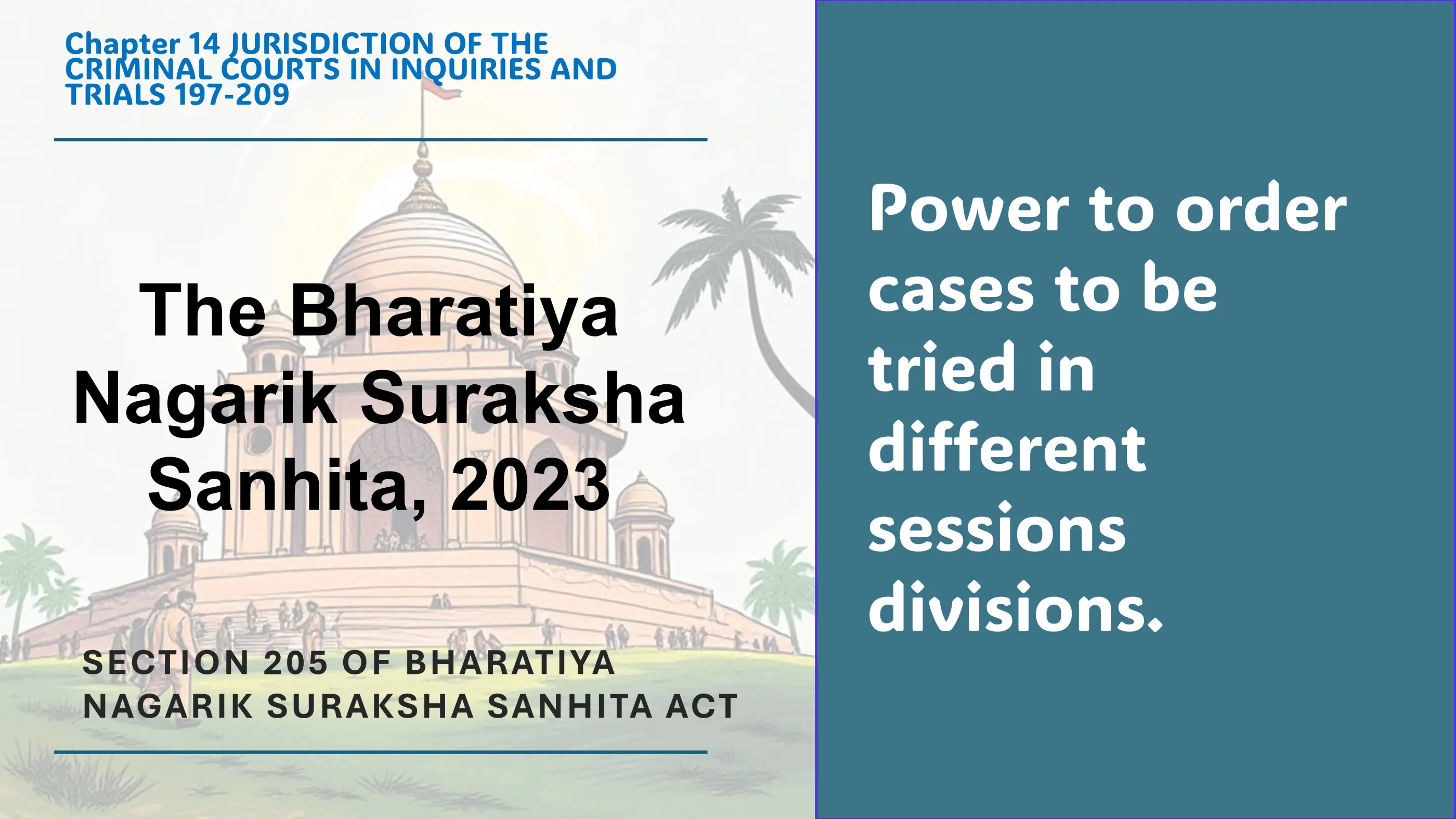 Section 205 of Bharatiya Nagarik Suraksha Sanhita Act