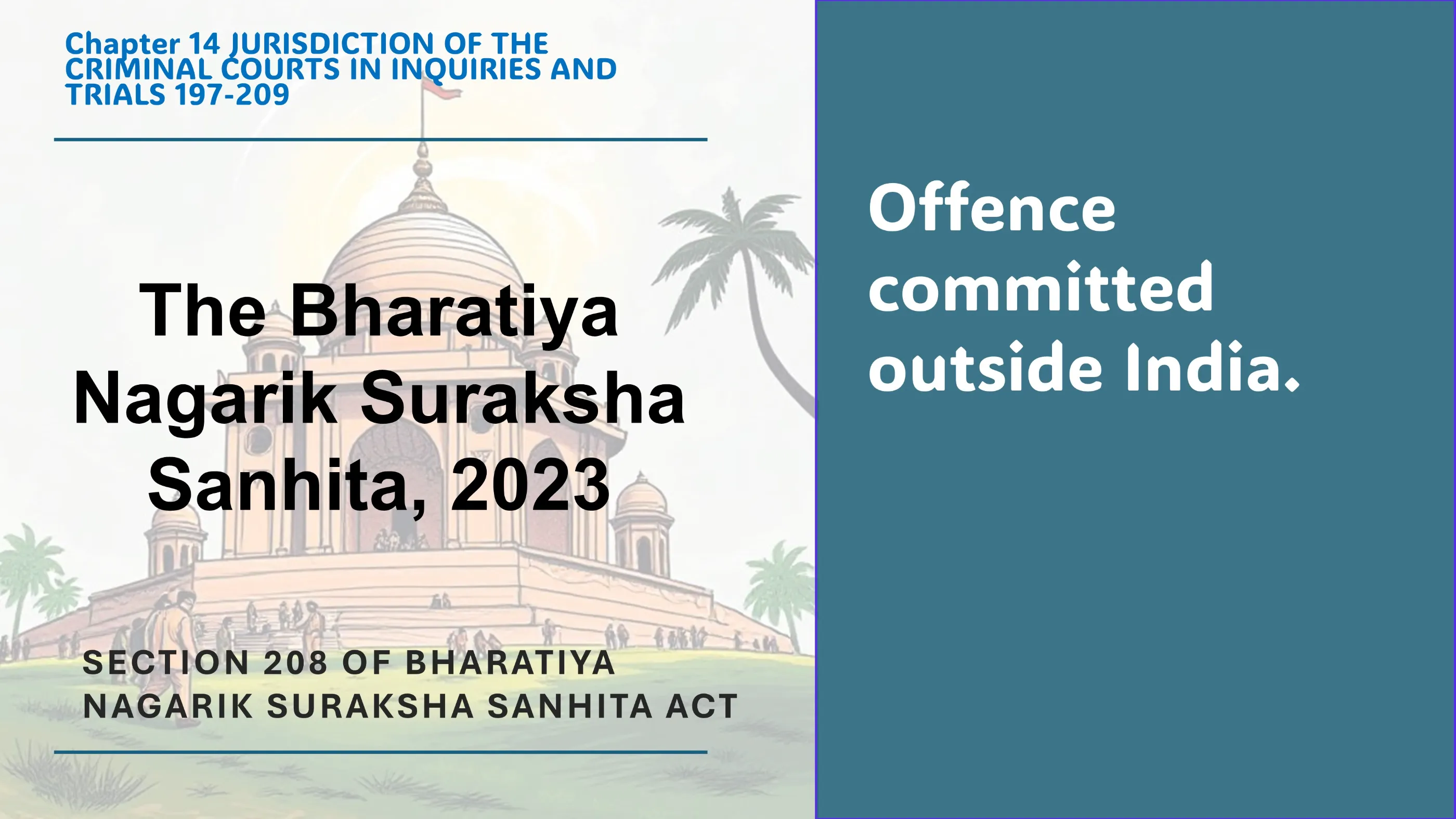 Section 208 of Bharatiya Nagarik Suraksha Sanhita Act