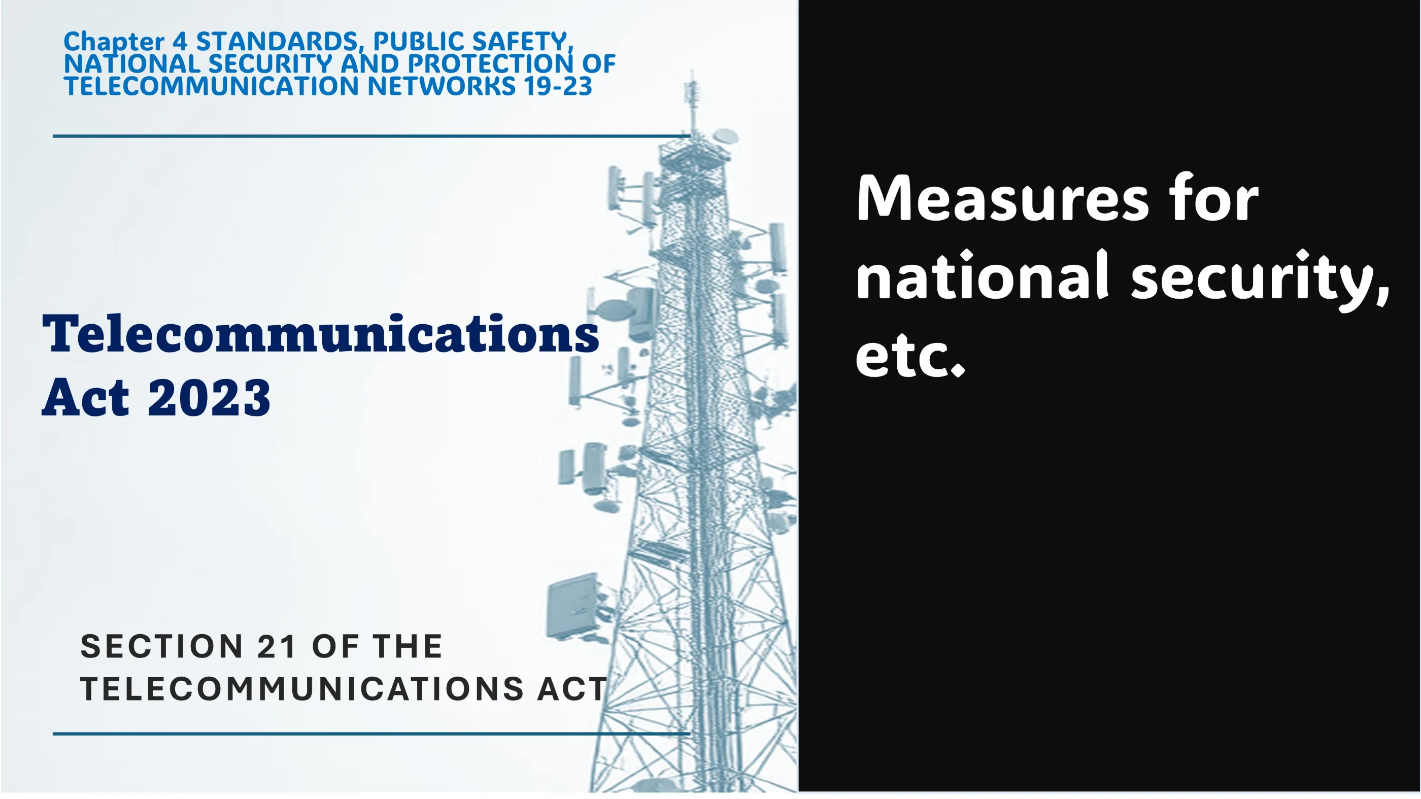 Section 21 of The Telecommunications Act