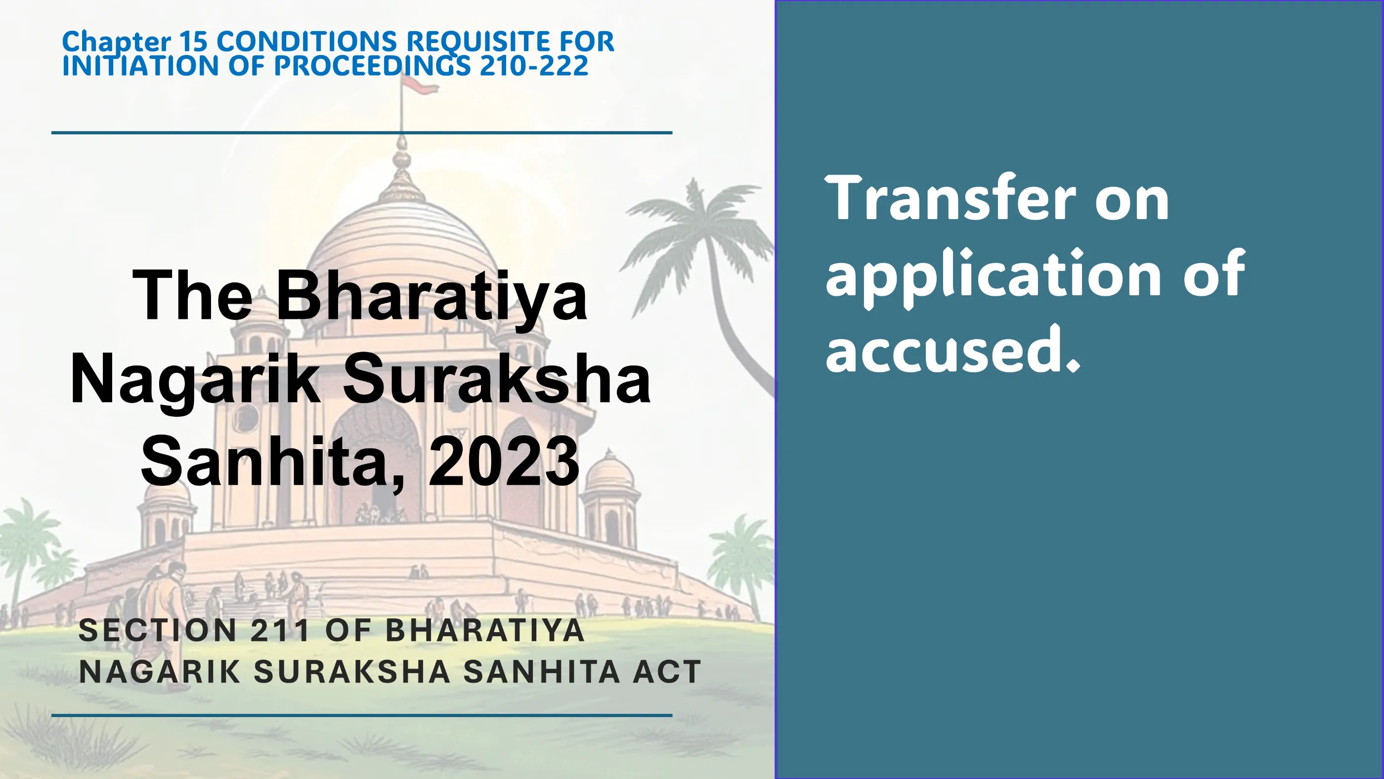 Section 211 of Bharatiya Nagarik Suraksha Sanhita Act