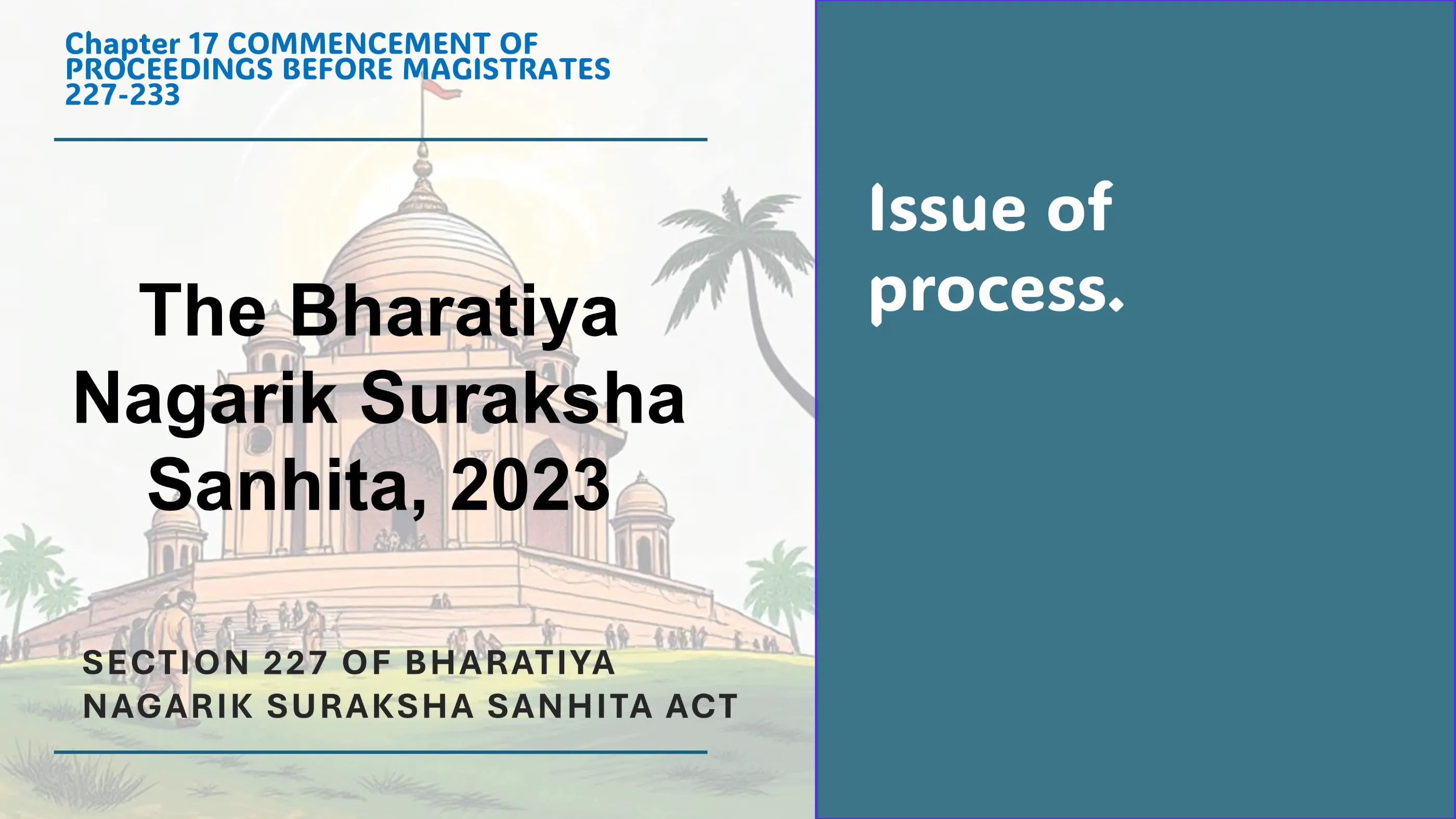 Section 227 of Bharatiya Nagarik Suraksha Sanhita Act
