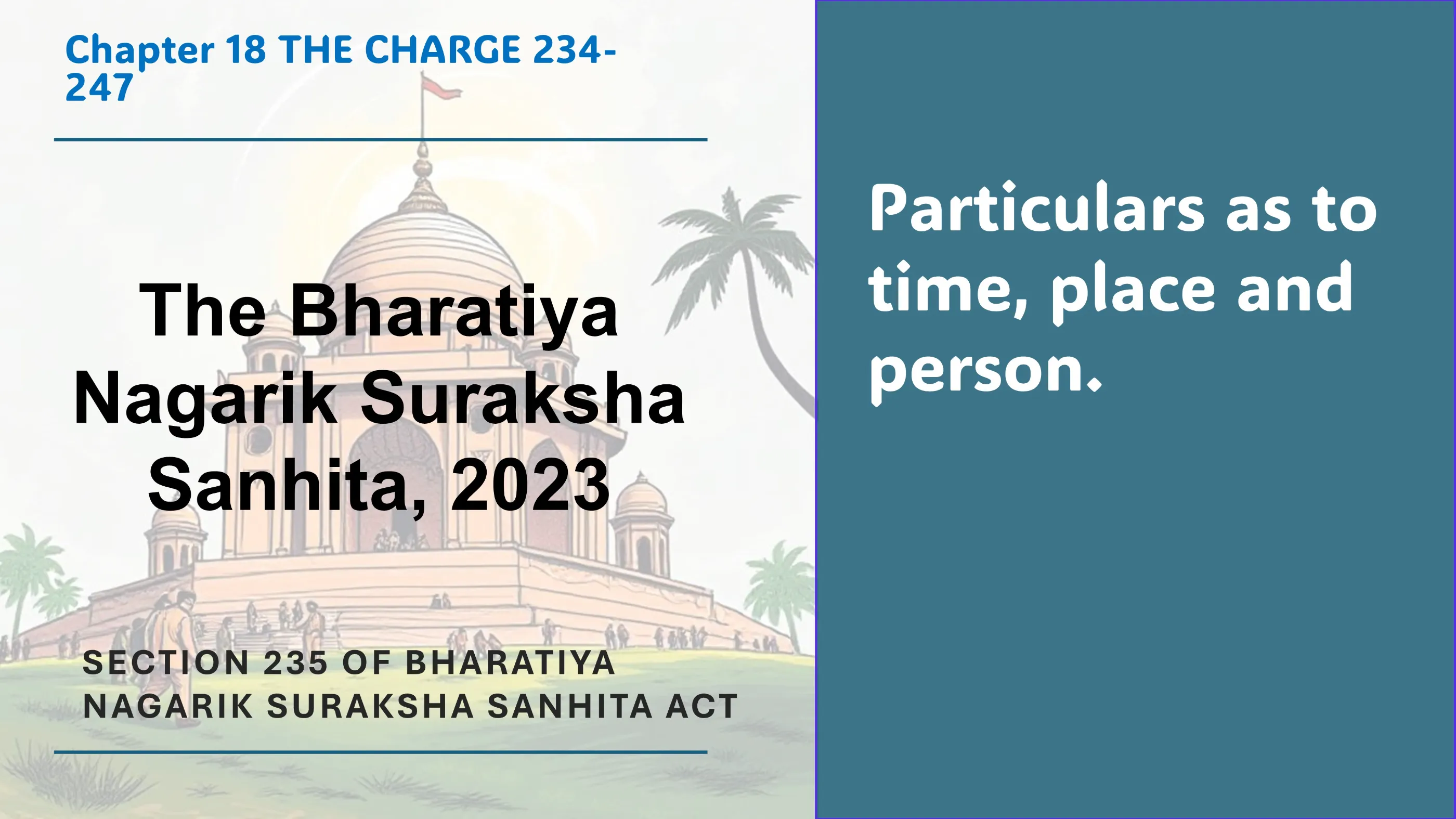 Section 235 of Bharatiya Nagarik Suraksha Sanhita Act