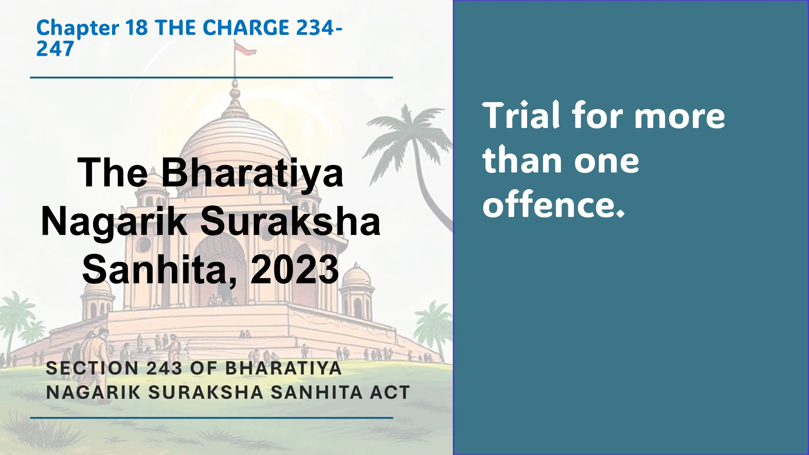 Section 243 of Bharatiya Nagarik Suraksha Sanhita Act