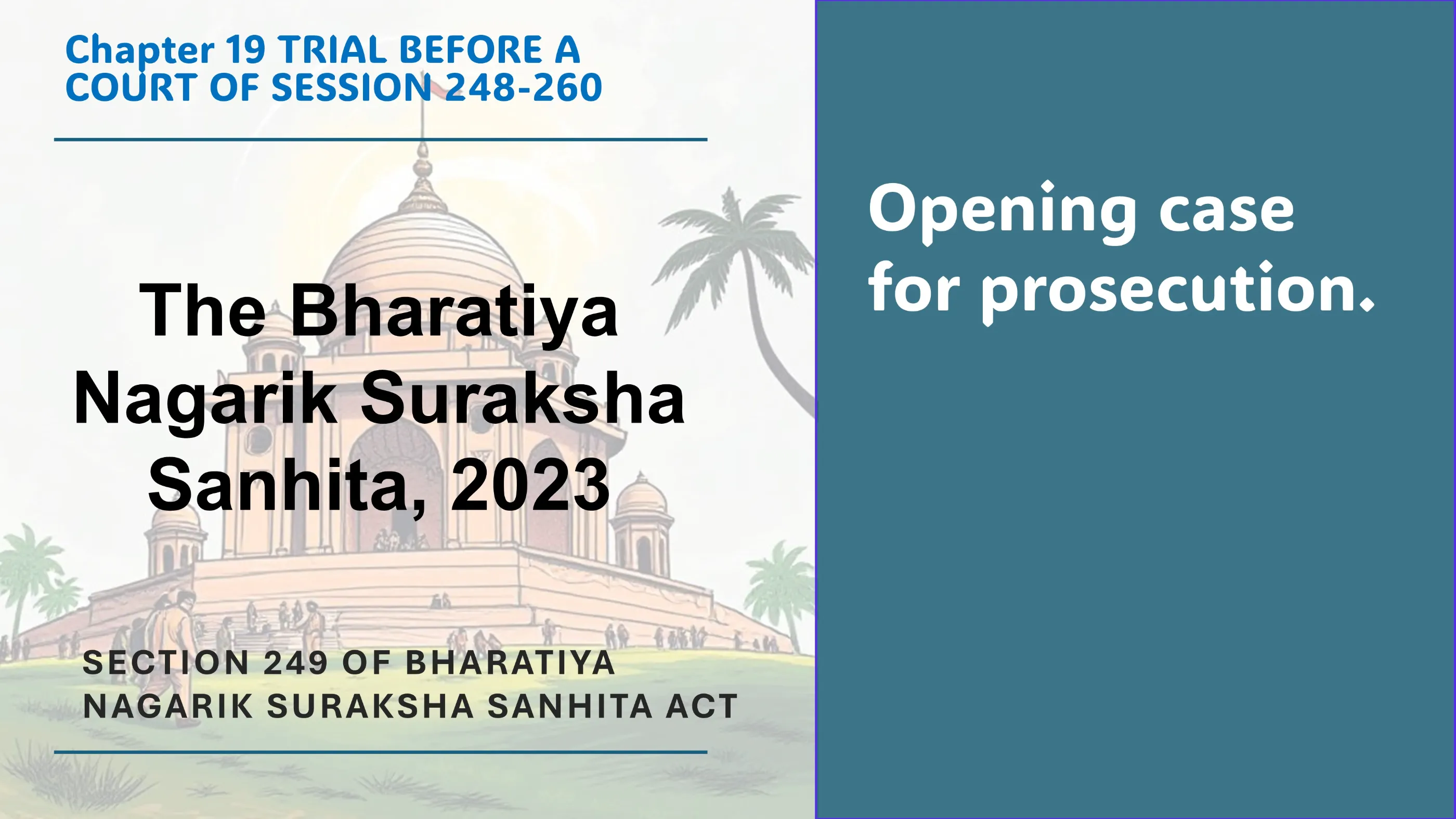 Section 249 of Bharatiya Nagarik Suraksha Sanhita Act