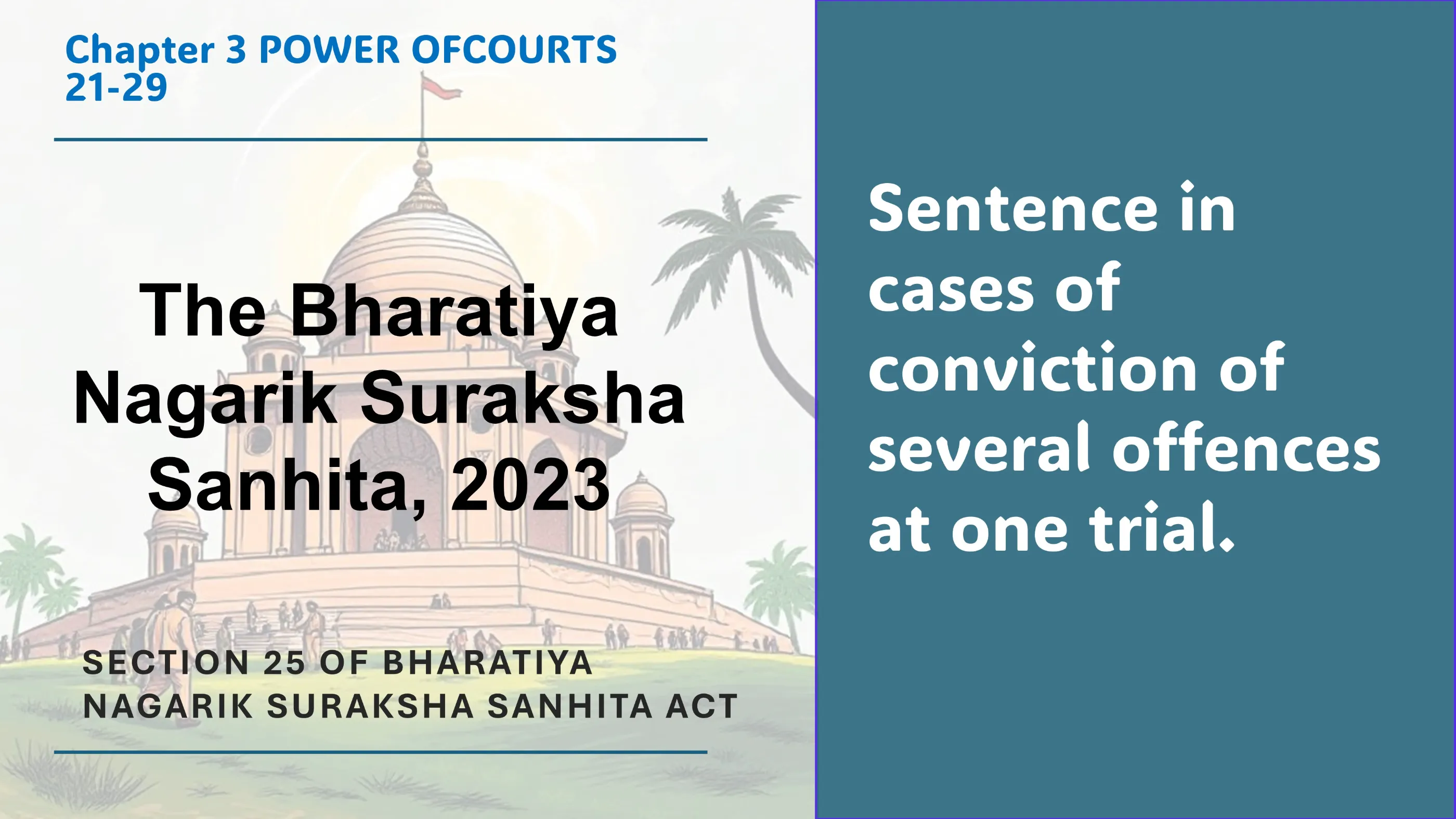 Section 25 of Bharatiya Nagarik Suraksha Sanhita Act