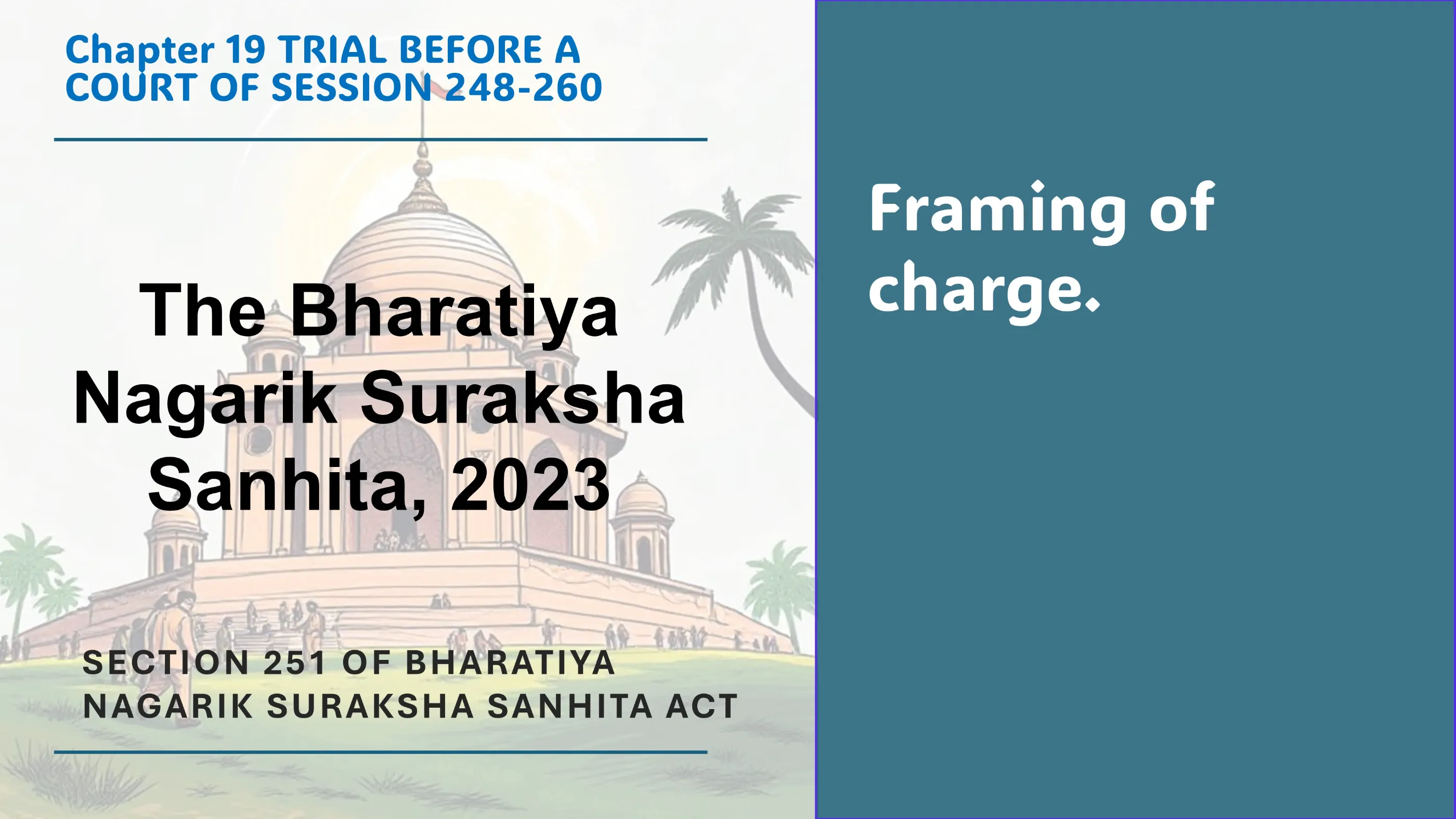 Section 251 of Bharatiya Nagarik Suraksha Sanhita Act