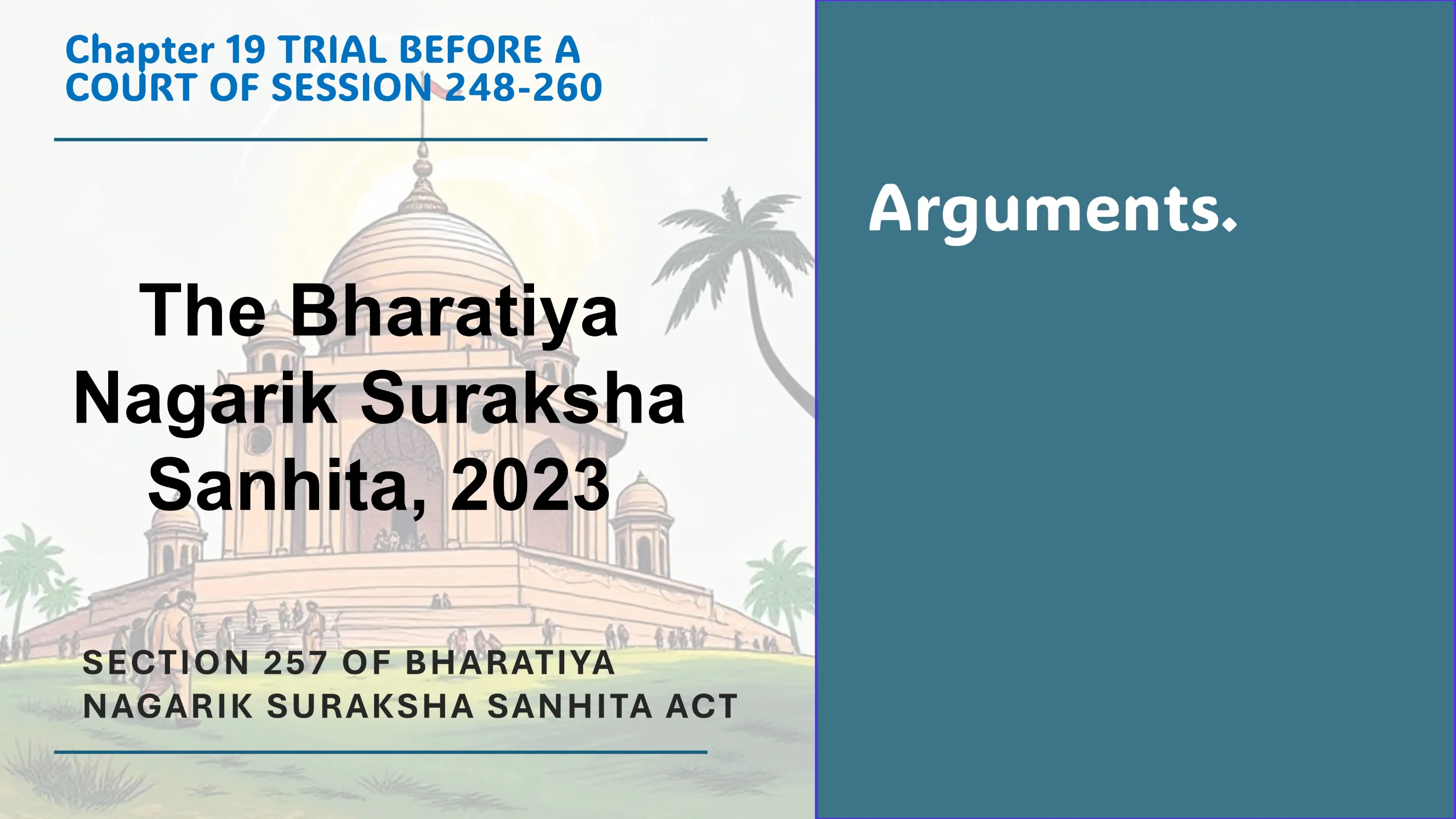 Section 257 of Bharatiya Nagarik Suraksha Sanhita Act