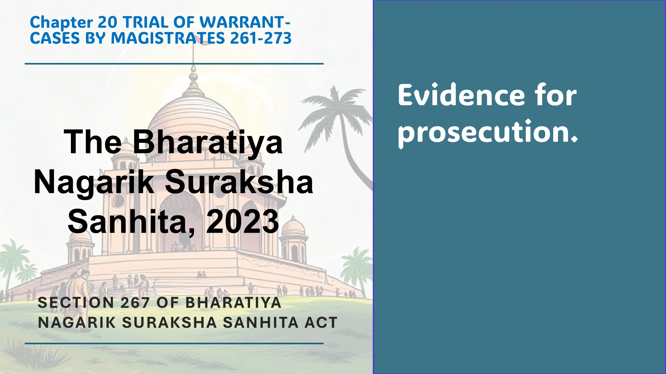 Section 267 of Bharatiya Nagarik Suraksha Sanhita Act
