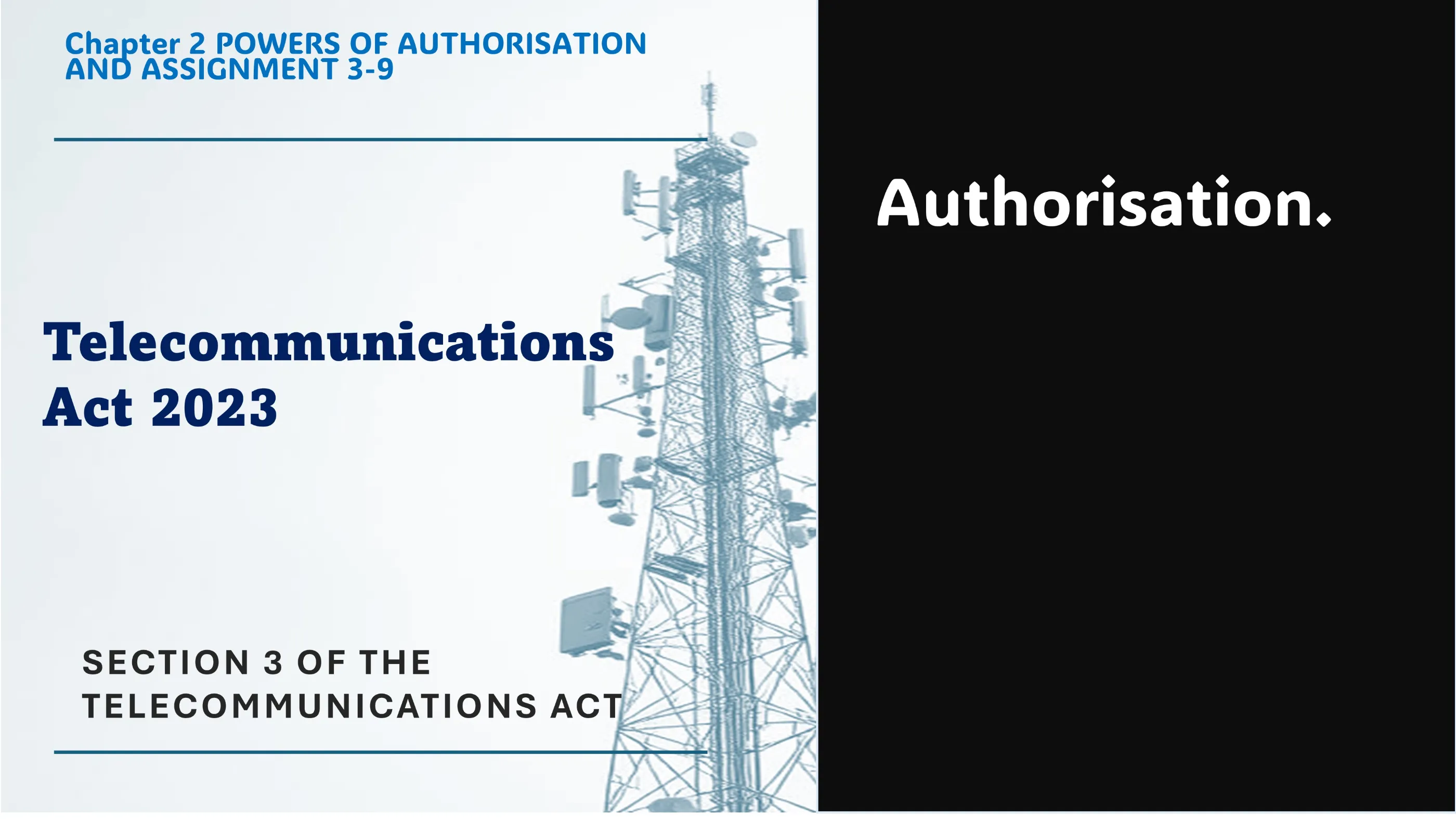 Section 3 of The Telecommunications Act