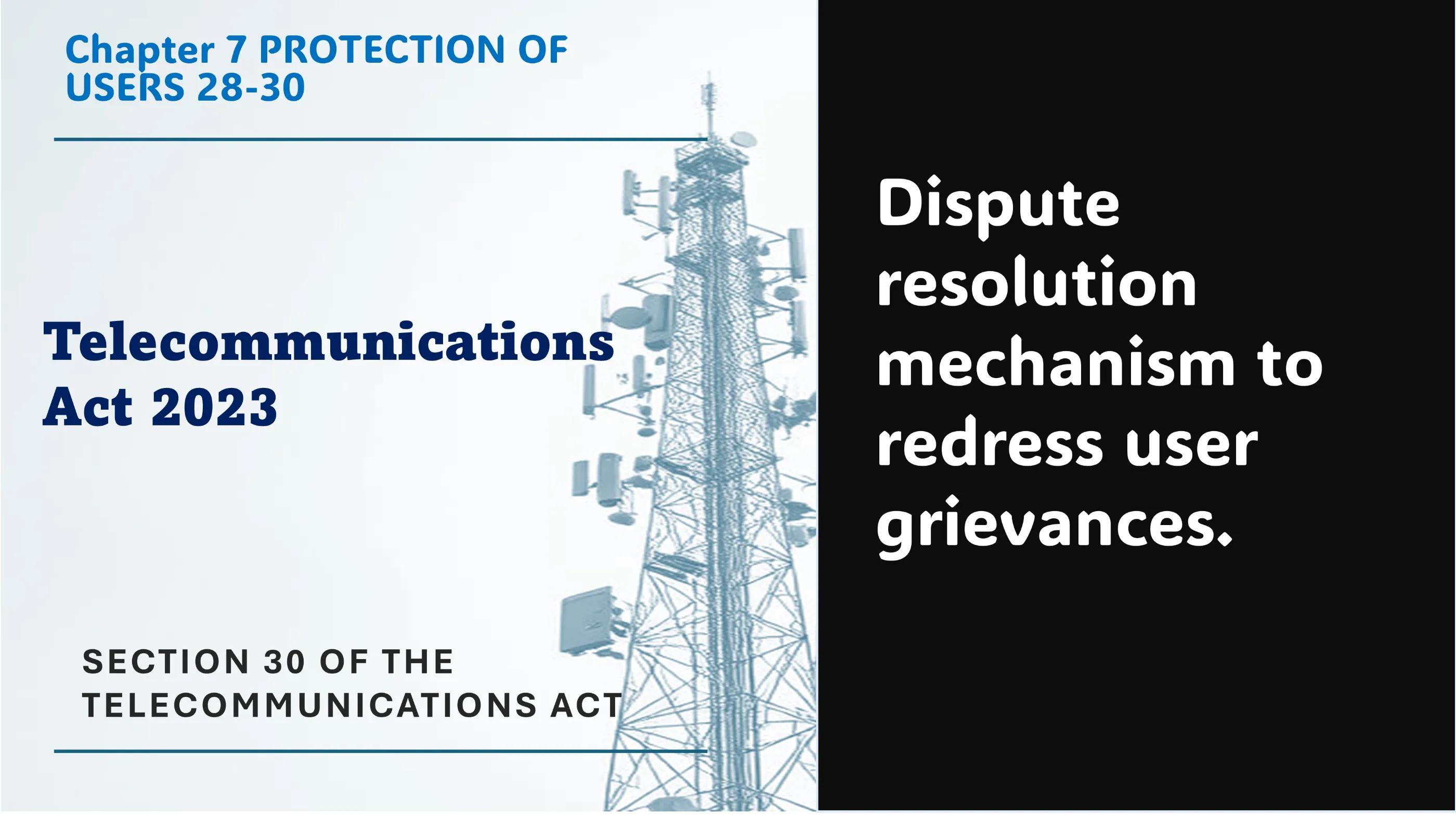 Section 30 of The Telecommunications Act